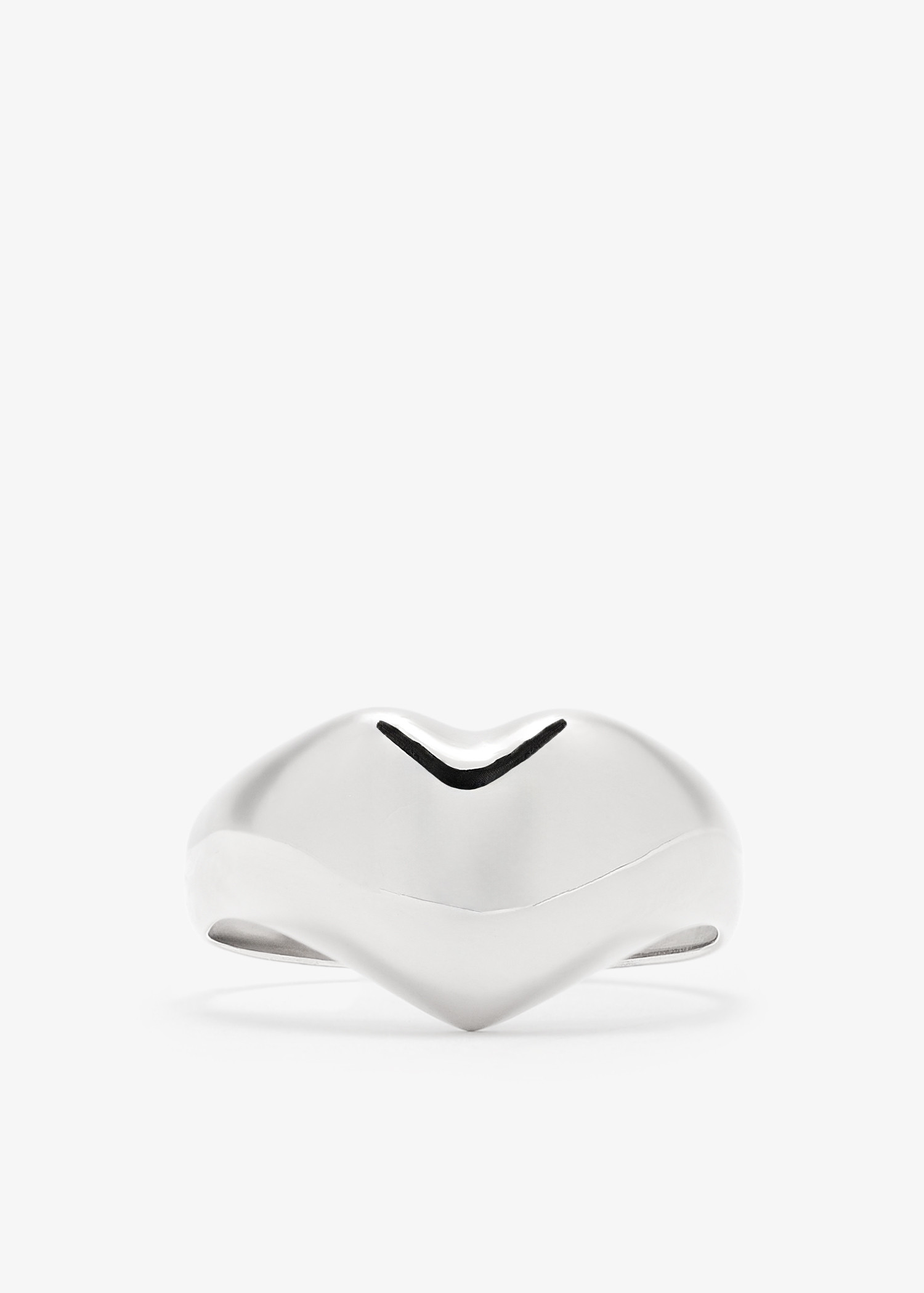 

Heart ring, Silver