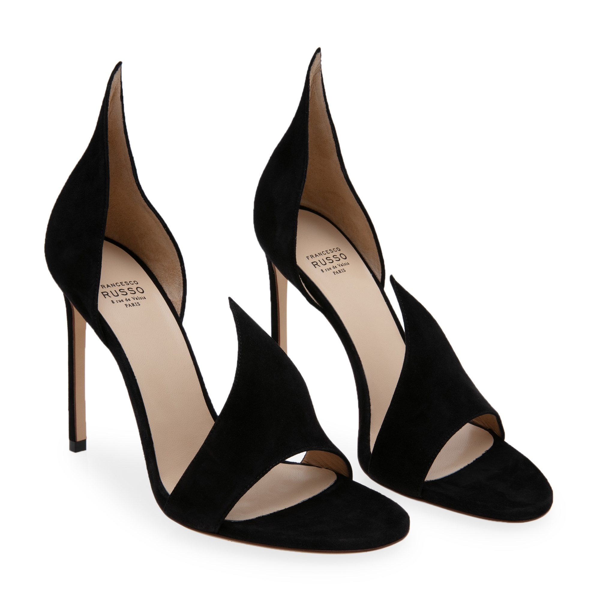 

Suede sandals, Black