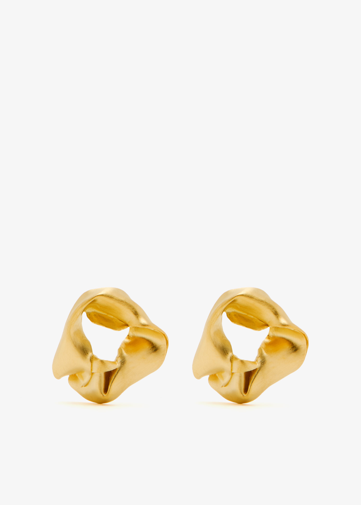 

"Notsobig" Scrunch earrings, Gold