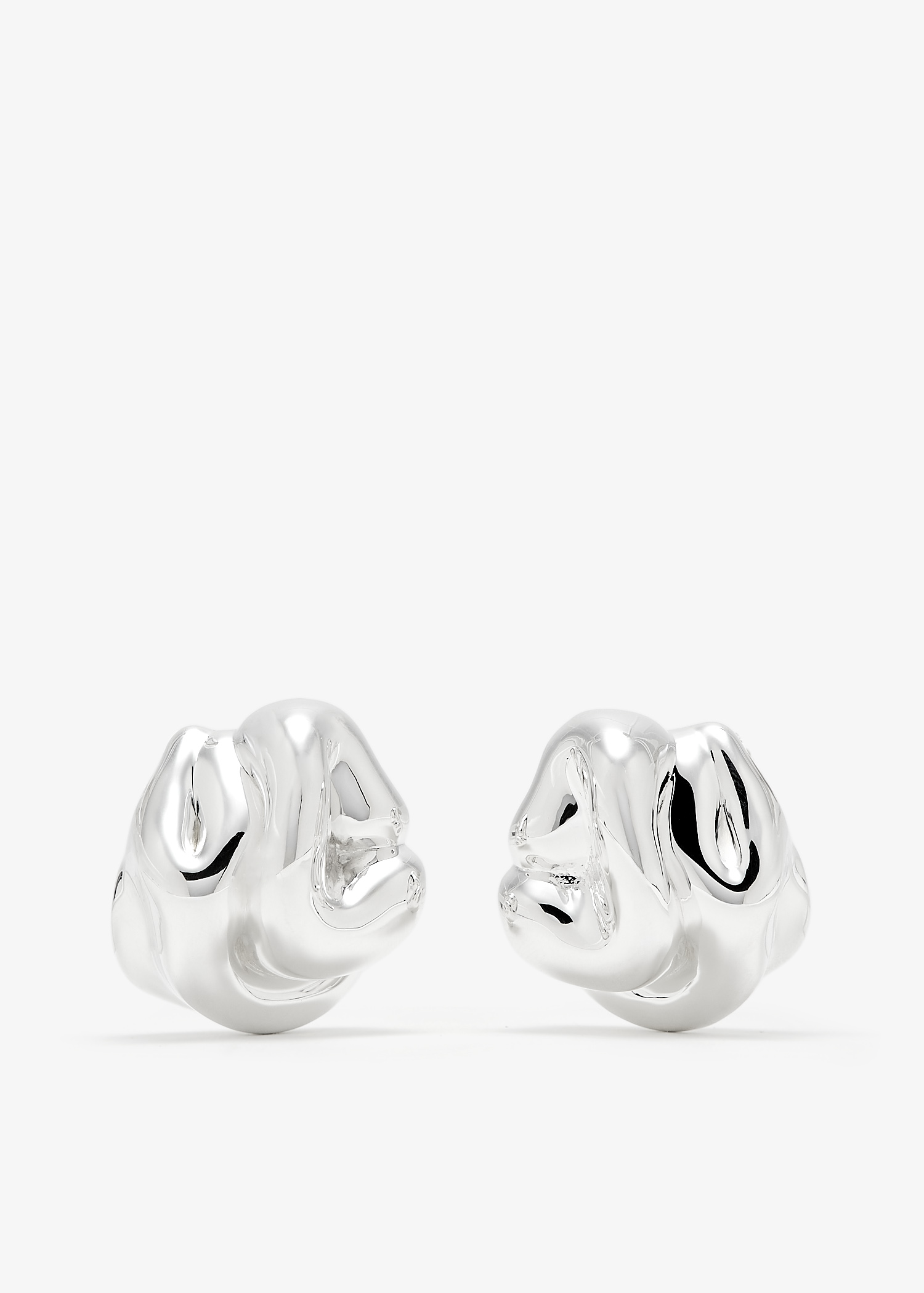

Knoll earrings, Silver