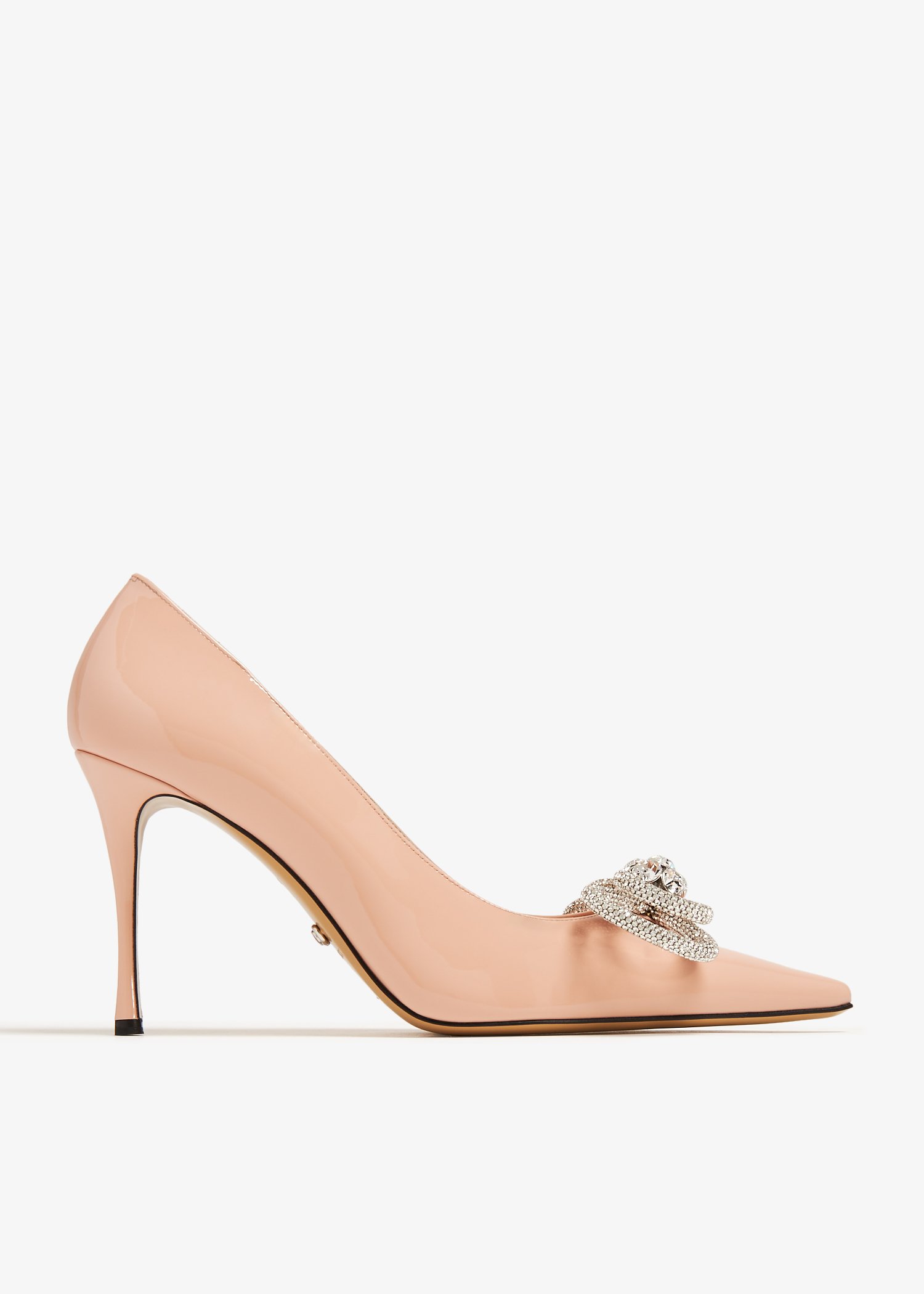 

Double bow pumps, Beige