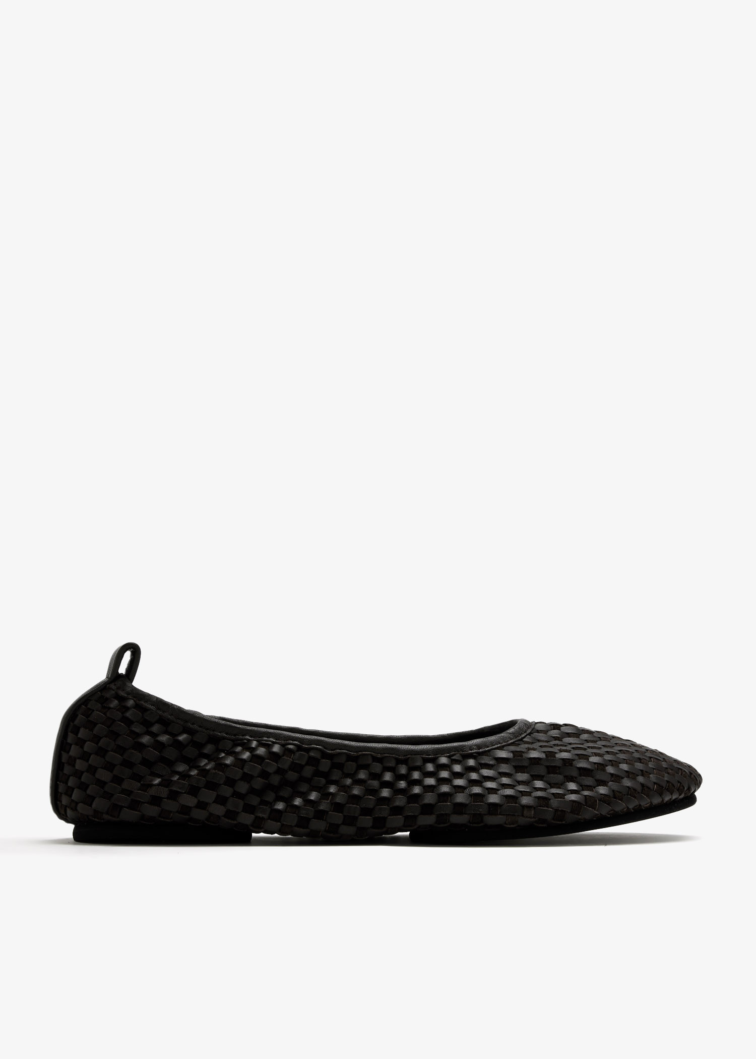 

Lattice weave ballerinas, Black