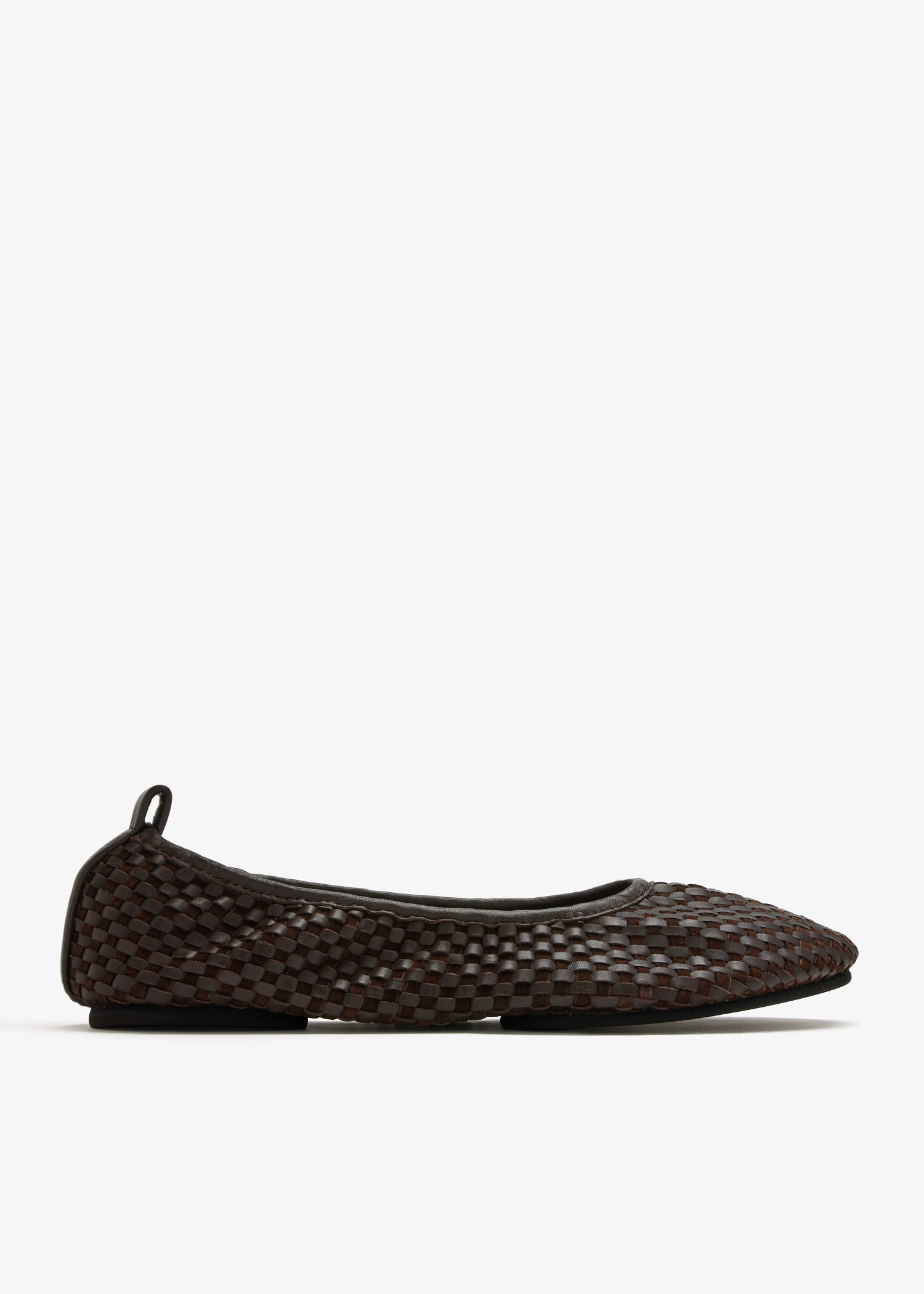 

Lattice weave ballerinas, Brown