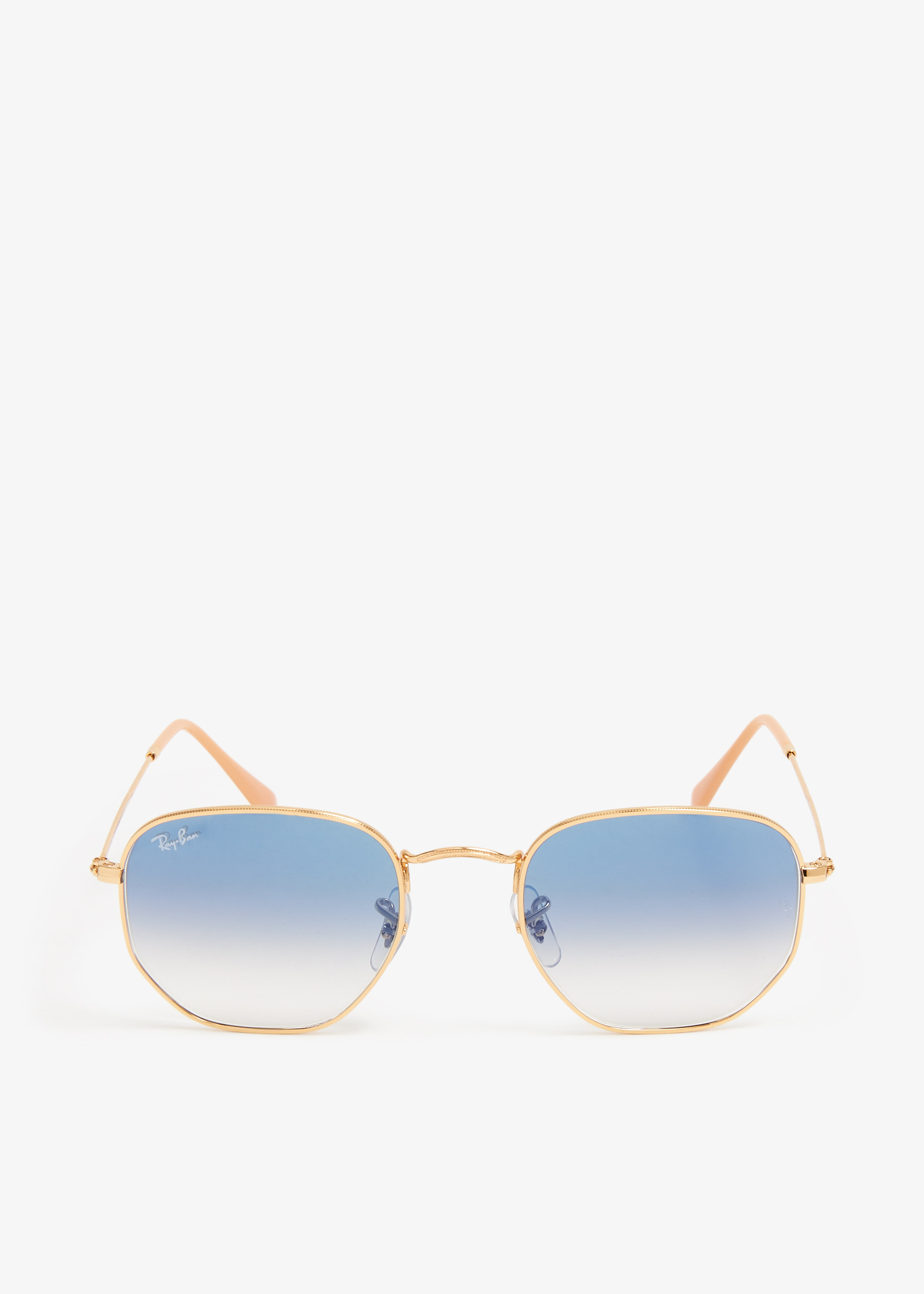 

Hexagonal sunglasses, Gold