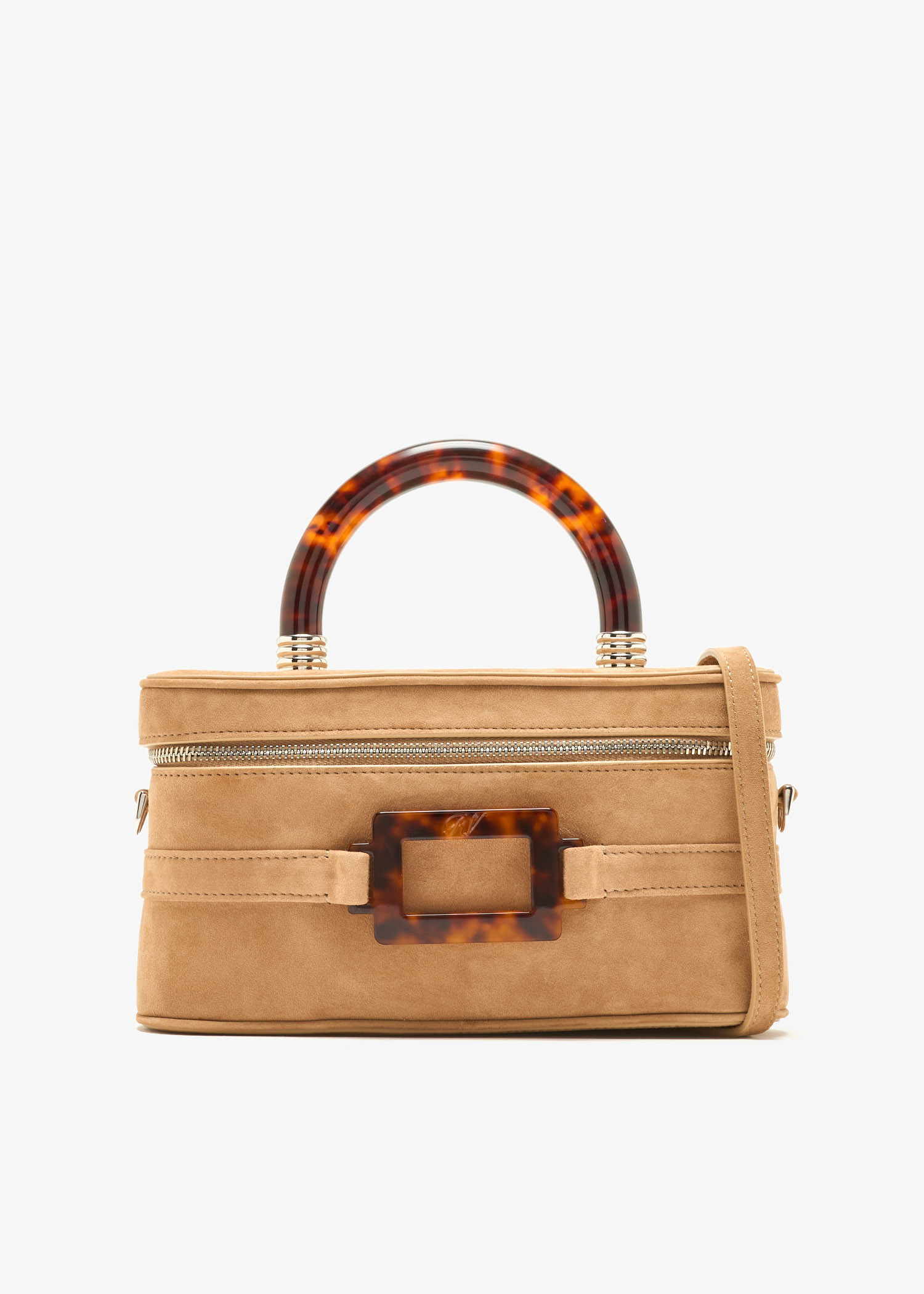 

Belle Vivier mini vanity bag, Brown