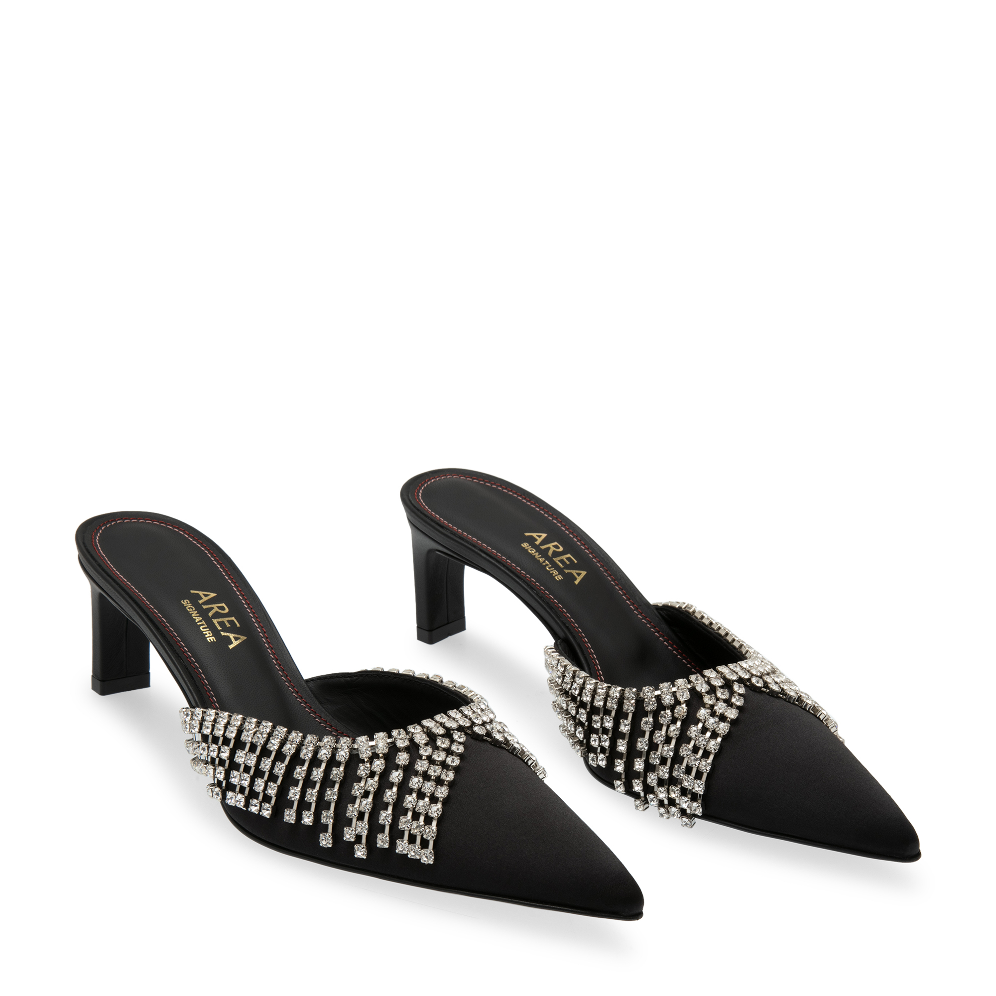 

Chandelier mules, Black