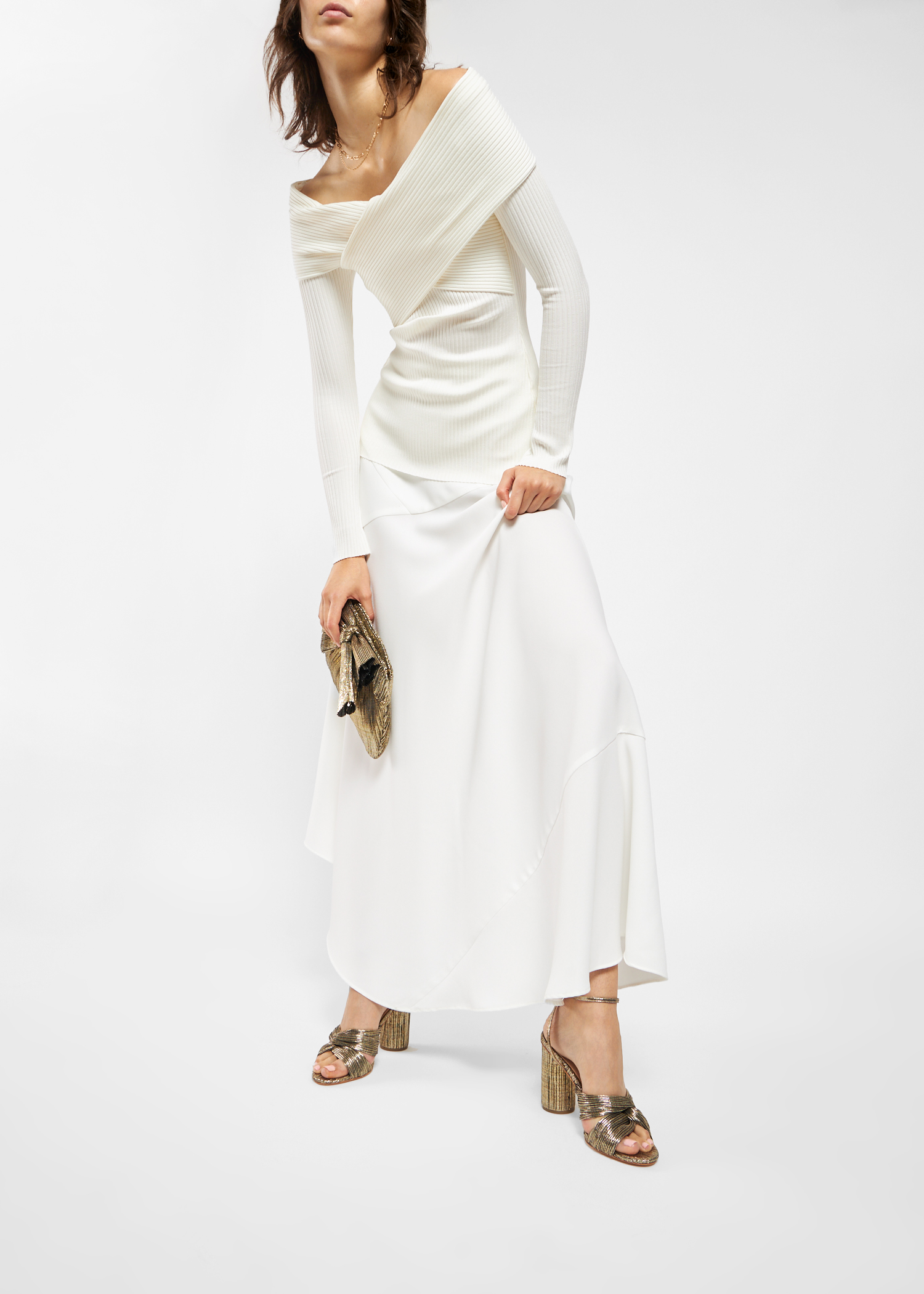 

Reed sandals, Gold