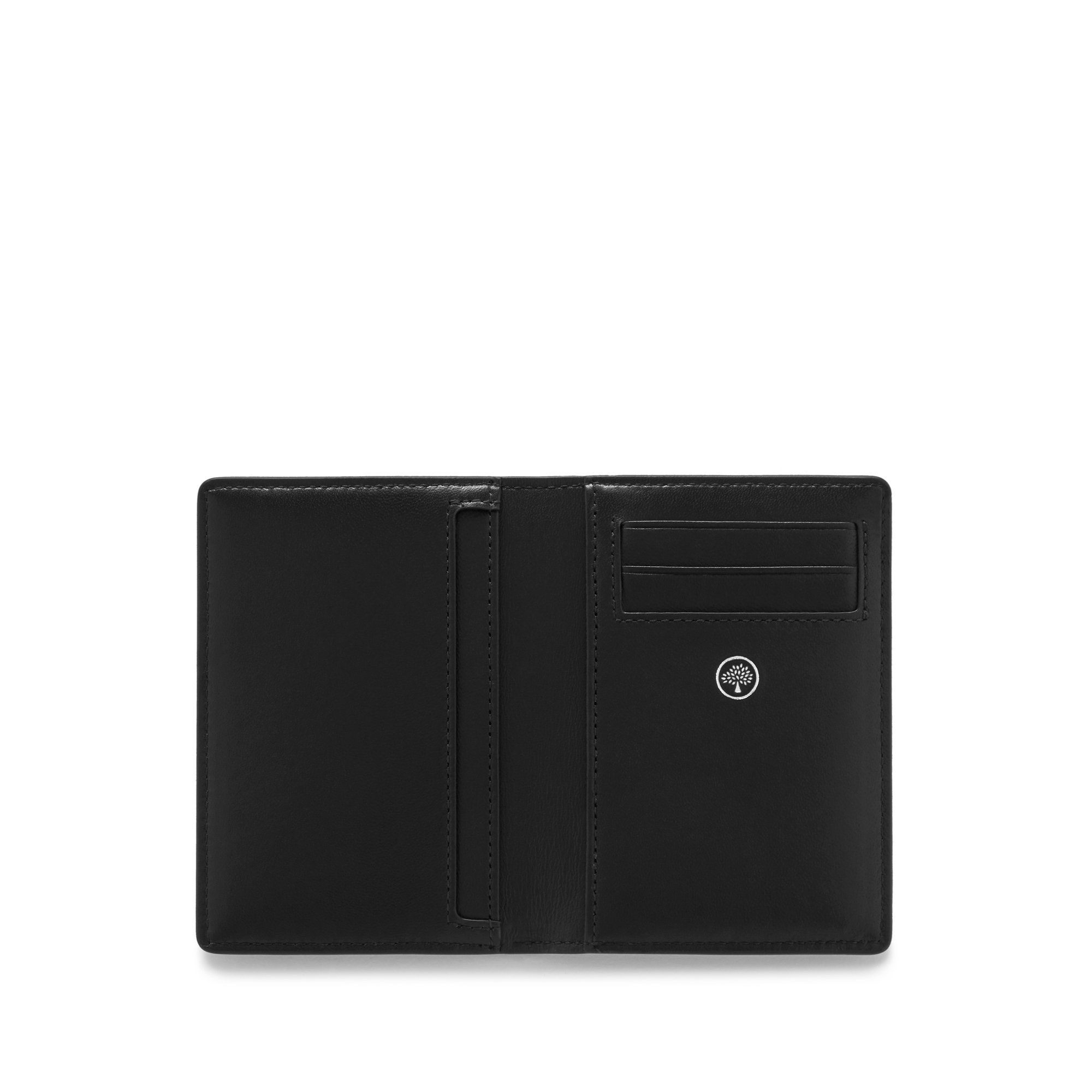 

Leather card wallet, Black