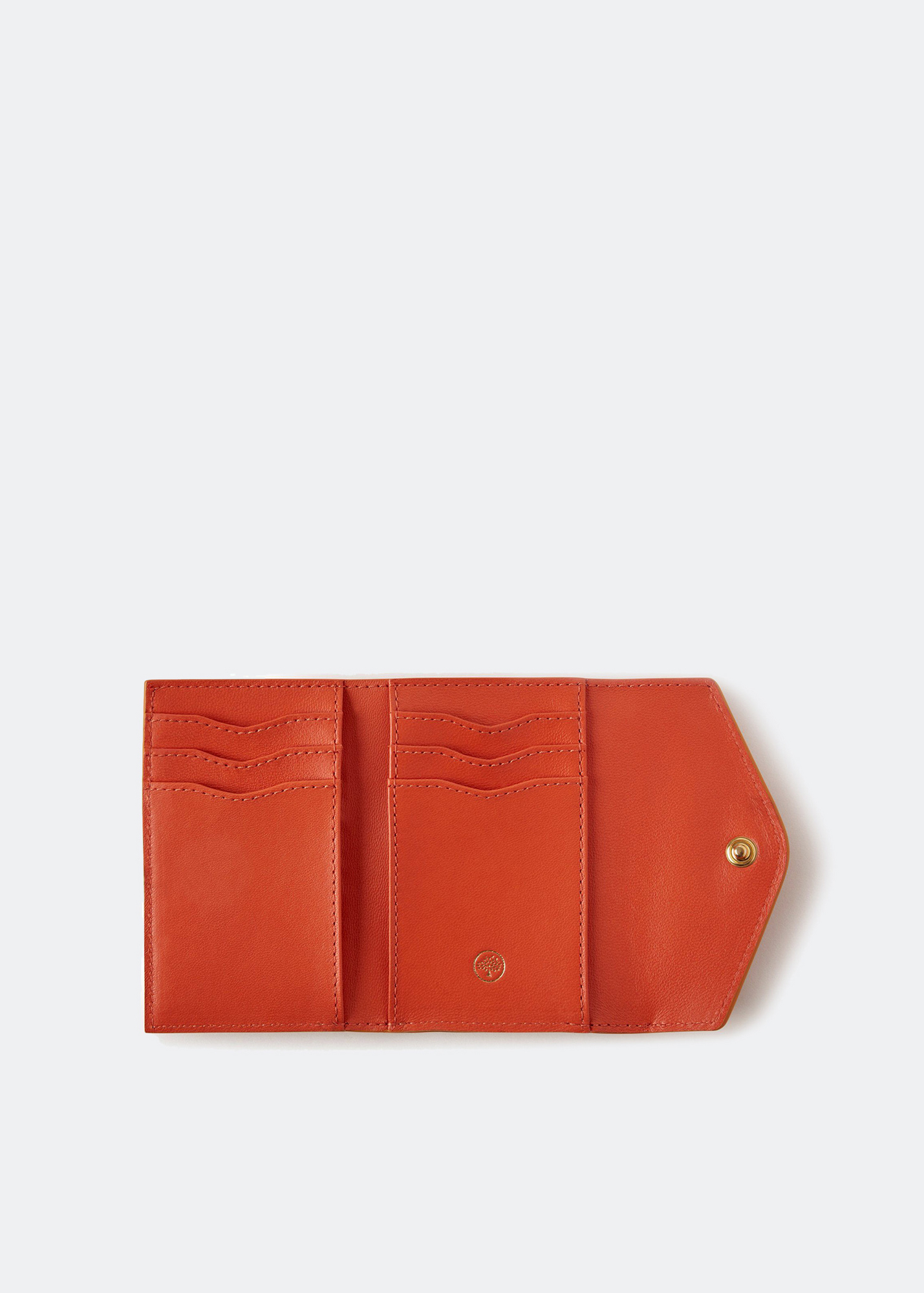 

Folded multi-card wallet, Orange