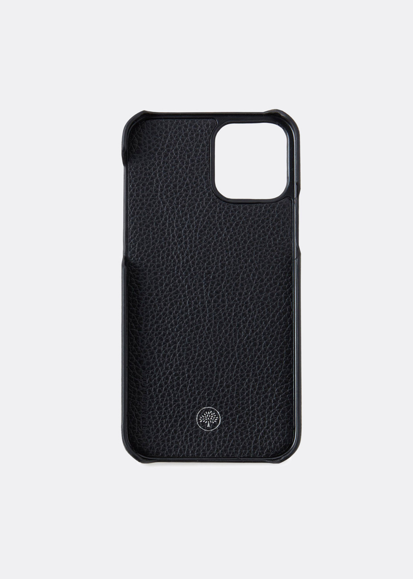 

MagSafe leather iPhone 12 case, Black