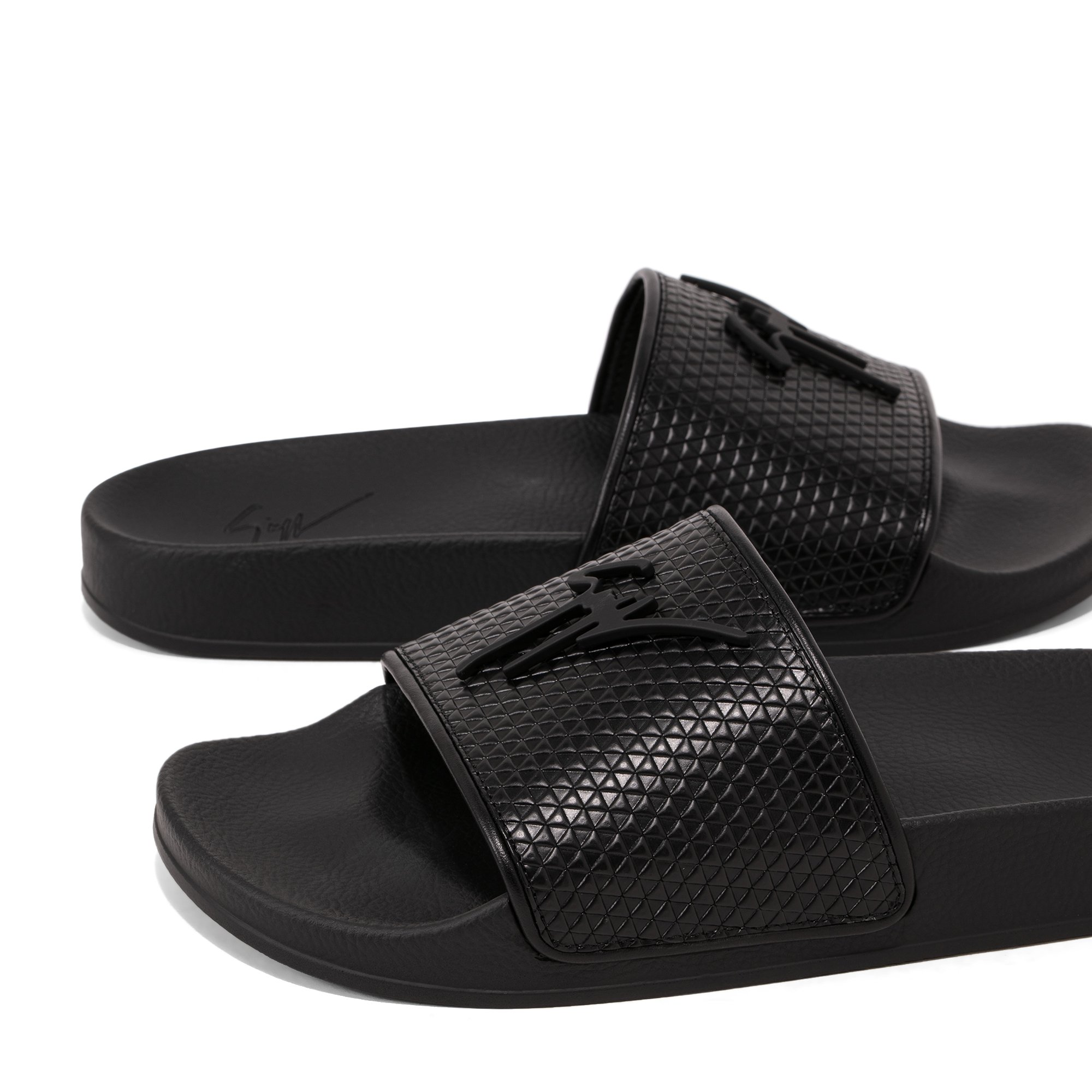 

Brett slider sandals, Black