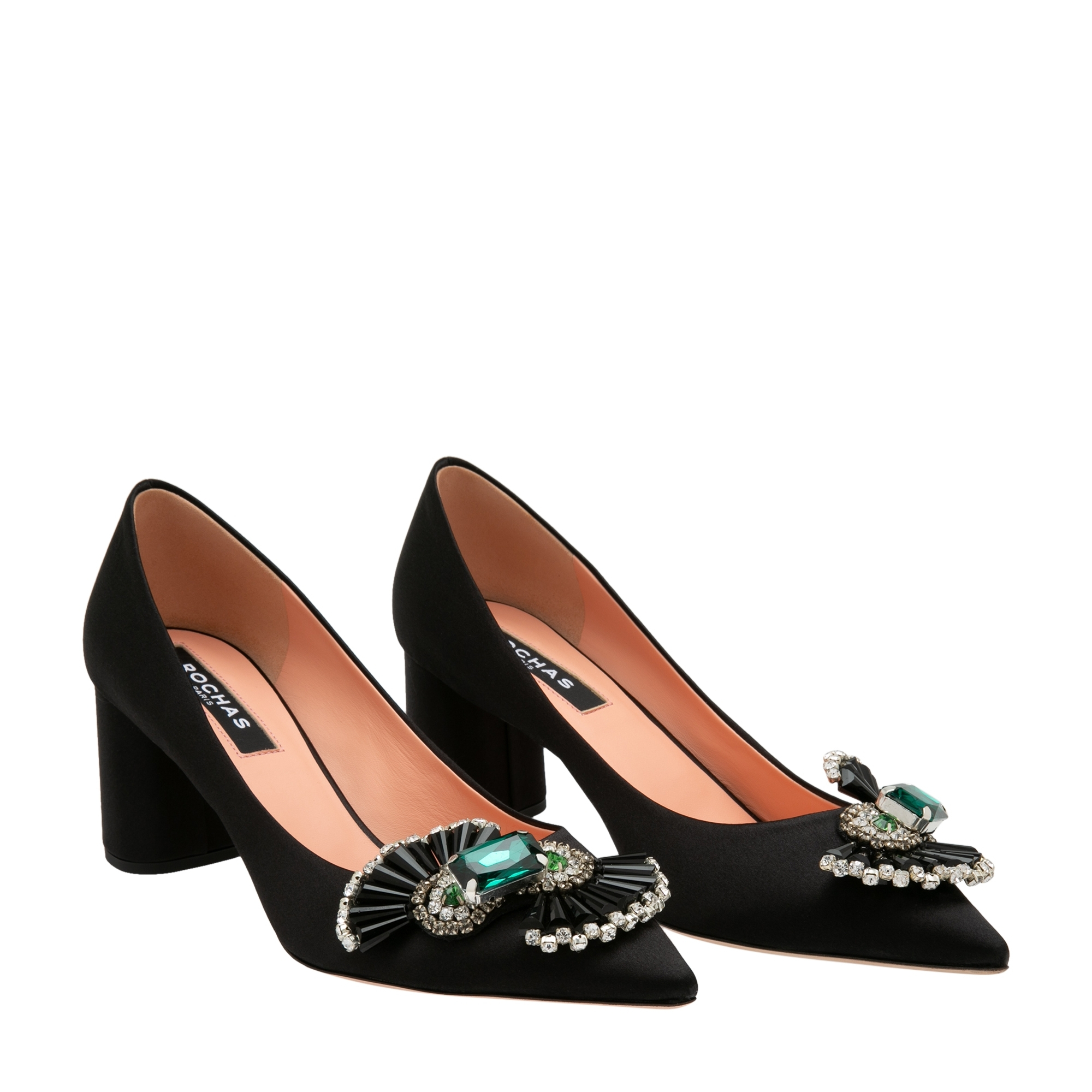 

Satin pumps, Black