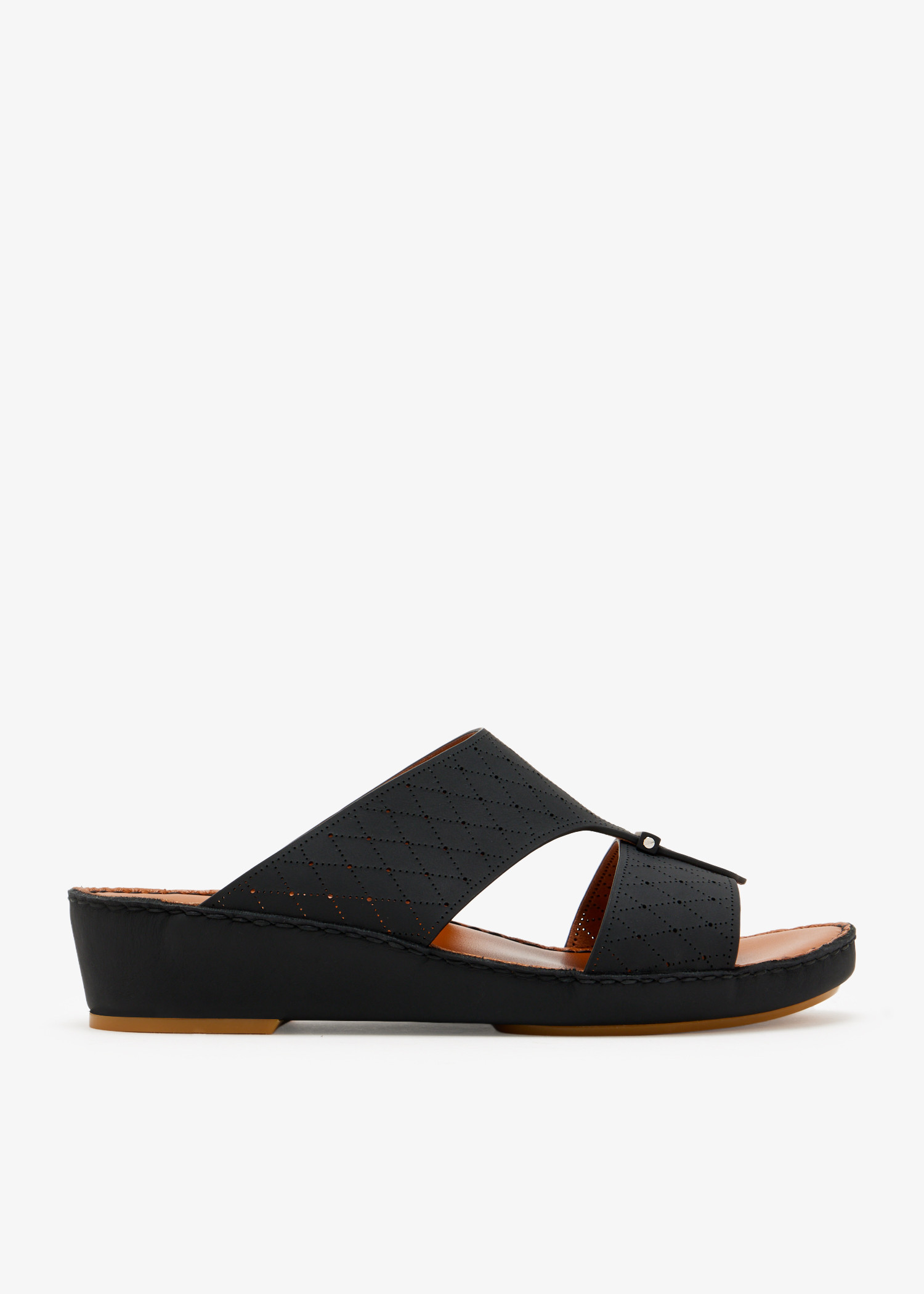 

Cerchio Rombi Rubbercalf sandals, Black
