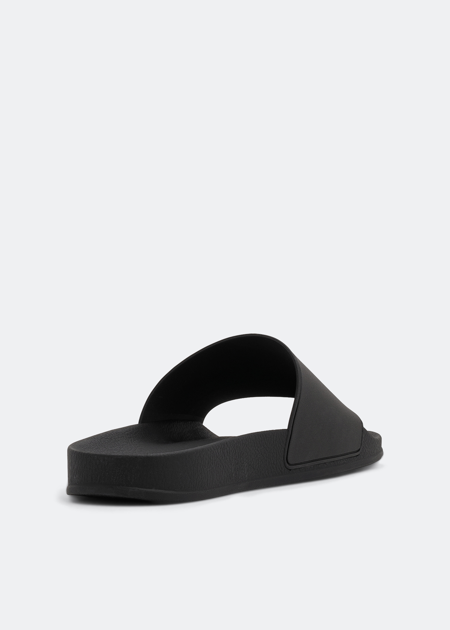 

Rubber slides, Black