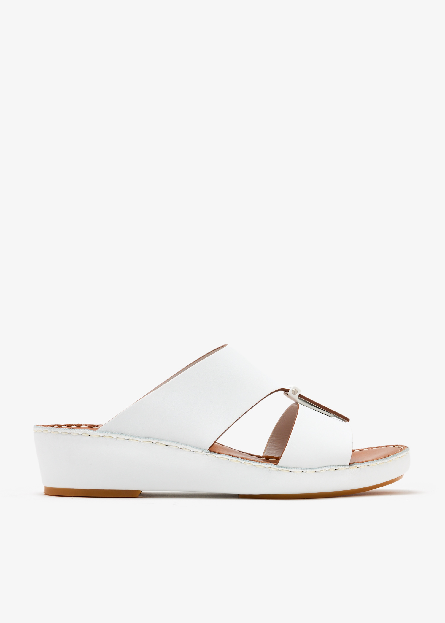 

Cinghia Sacoche rubbercalf sandals, White
