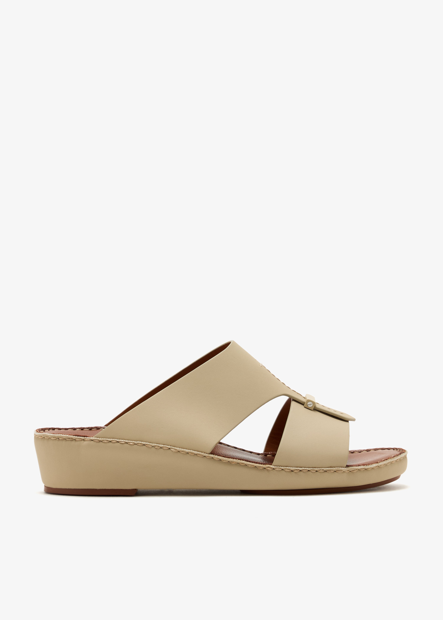 

Cerchio Cucire Rubbercalf sandals, Beige