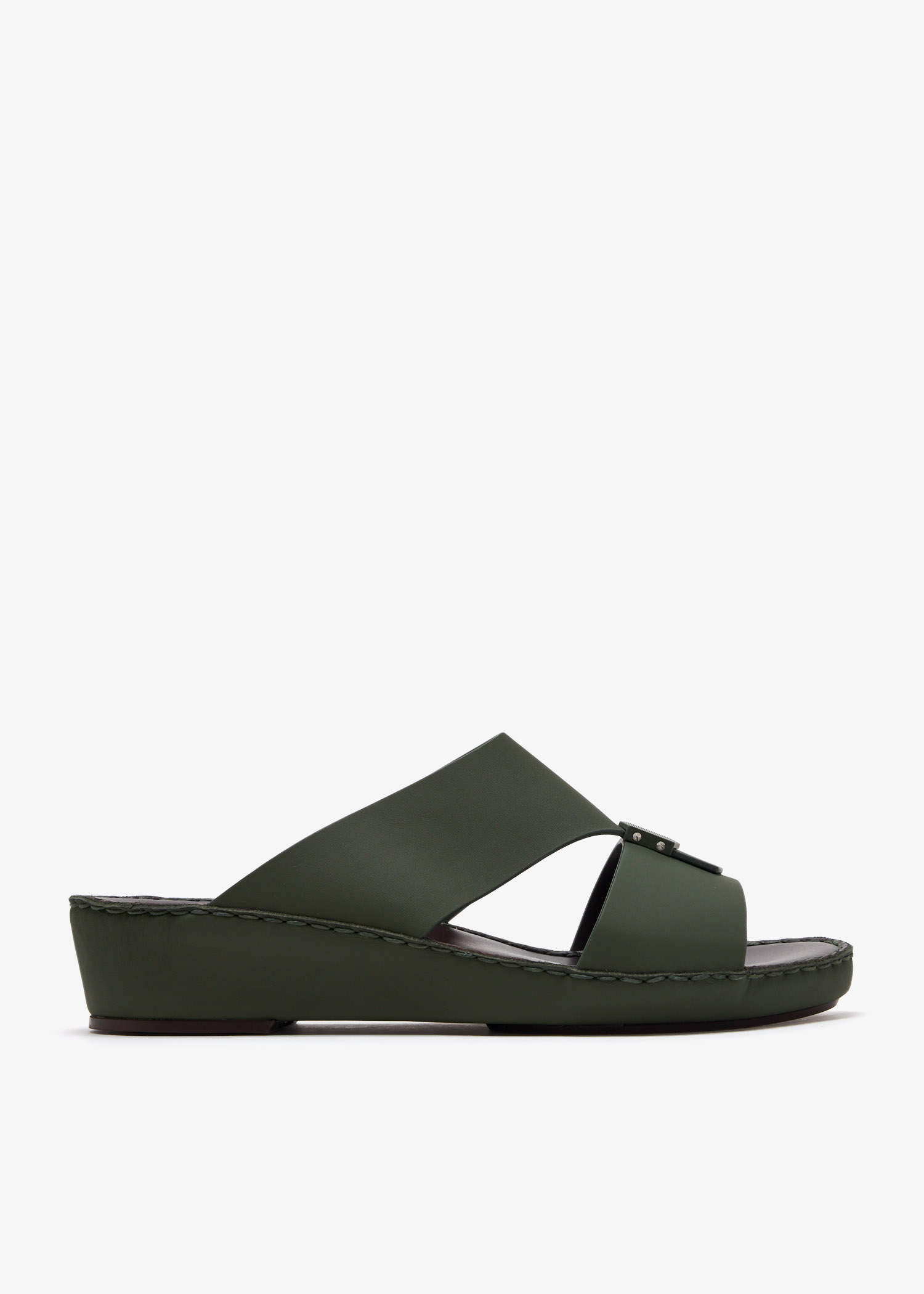 

Esagono Gomato Rubbercalf sandals, Green