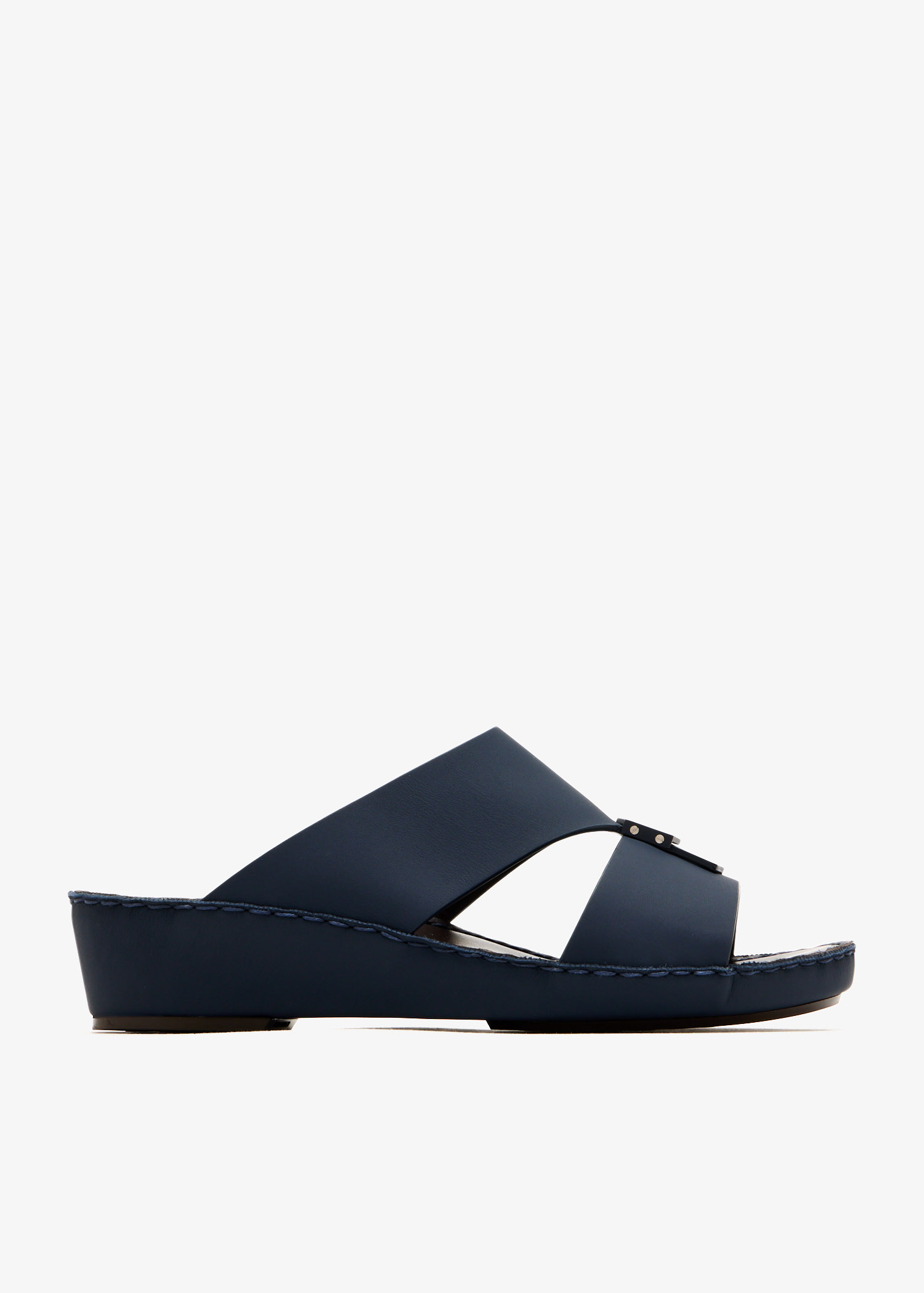 

Esagono Gomato Rubbercalf sandals, Navy