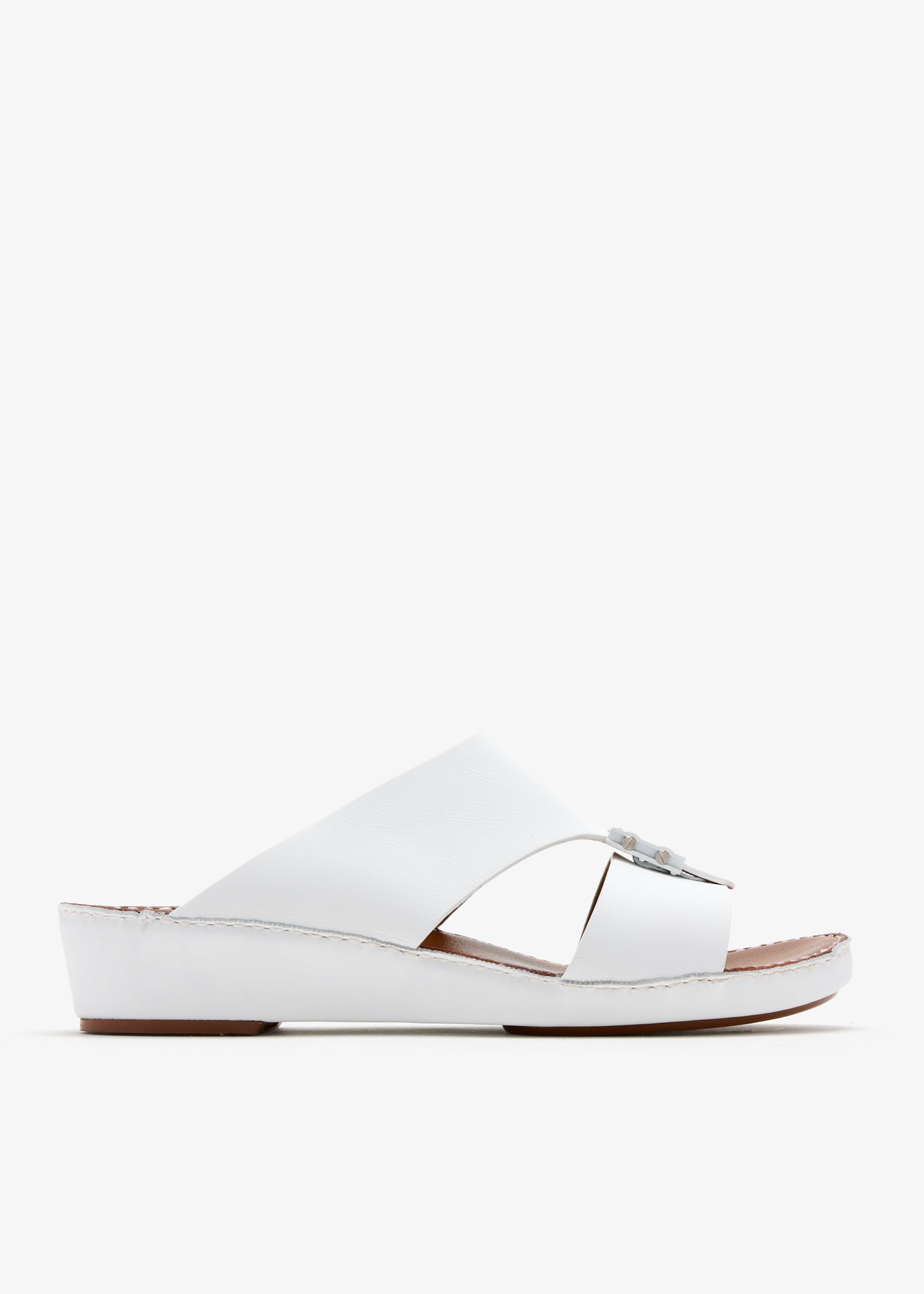 

Cinghia Moderno Rubbercalf sandals, White