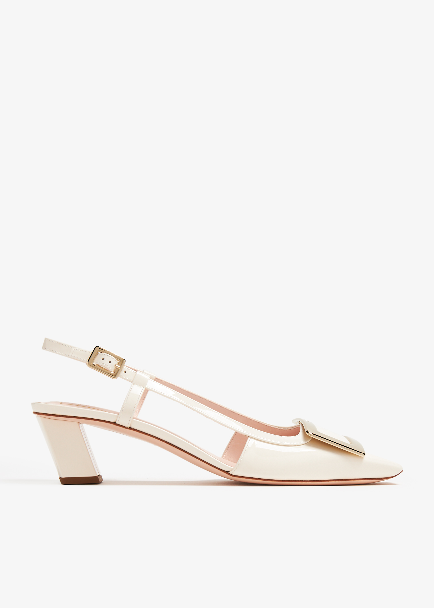 

Belle Vivier slingback pumps, Cream