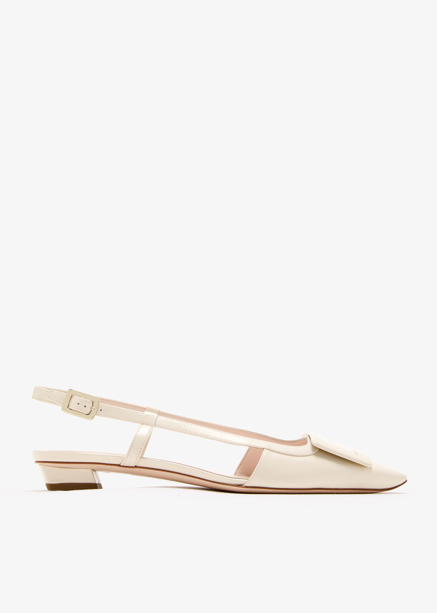 

Belle Vivier slingback ballerinas, Cream