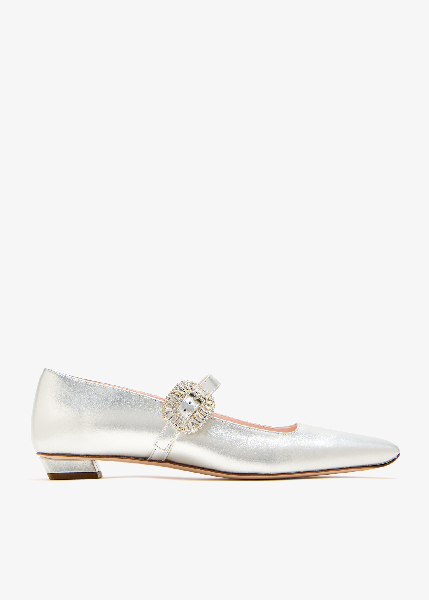 

Belle Vivier Mary Jane shoes, Silver