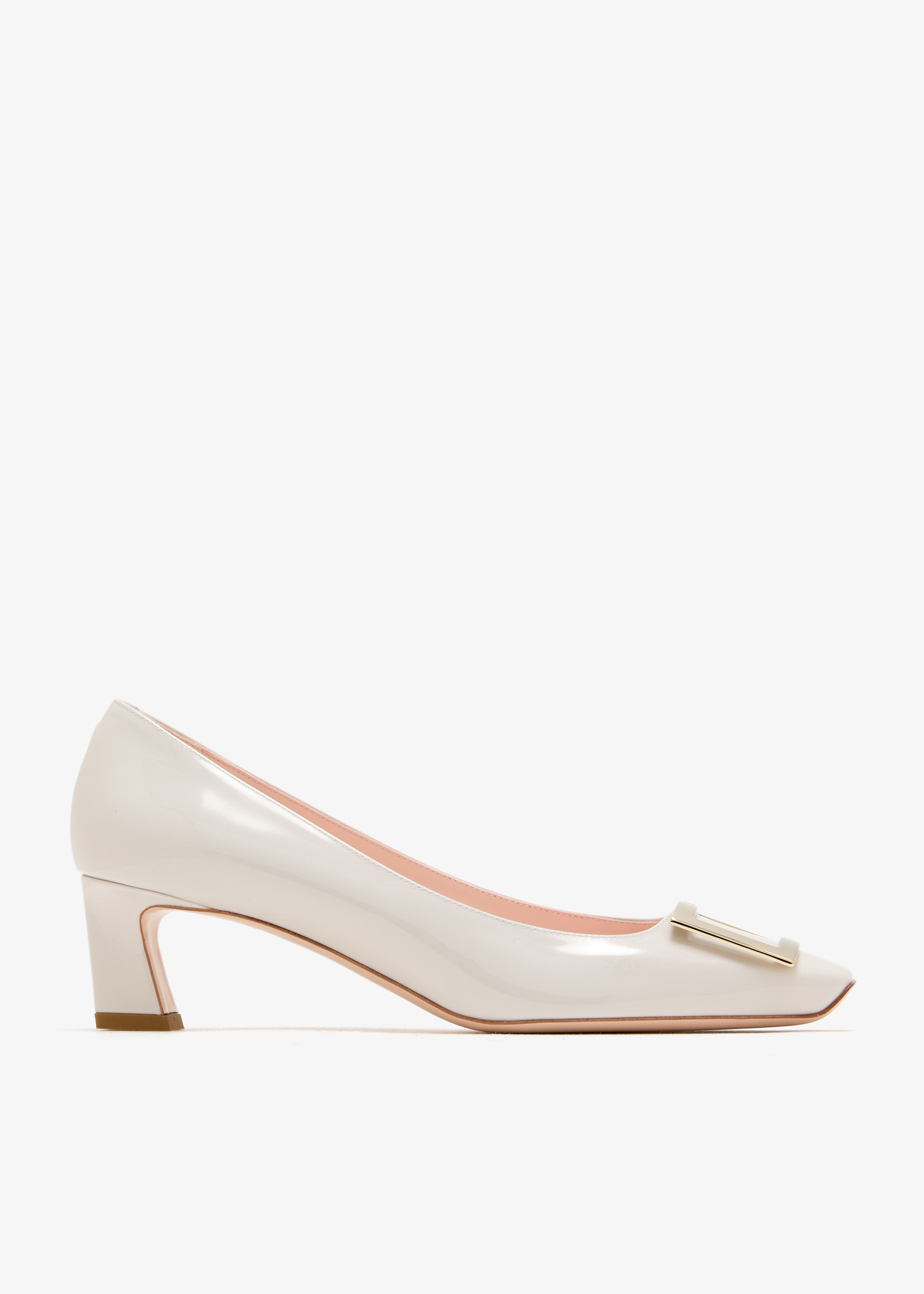

Trompette pumps, White
