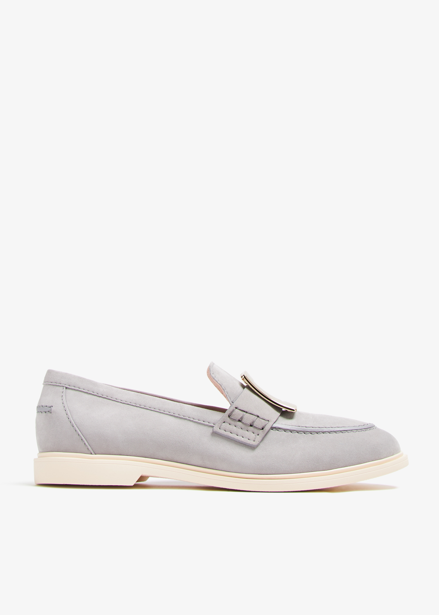

Buckle Summer loafers, Grey