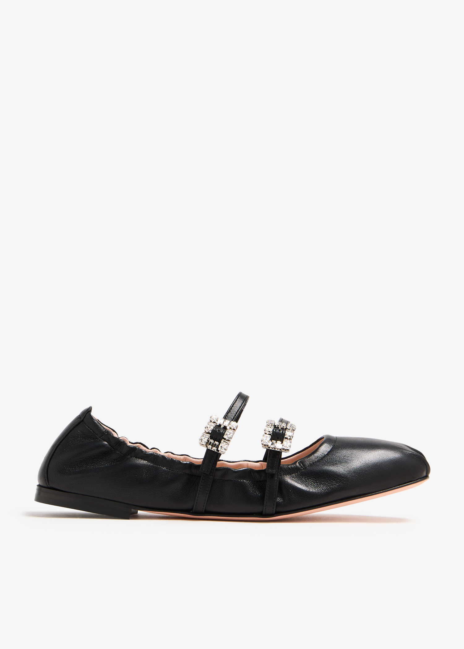 

Nappa leather Mary Janes, Black