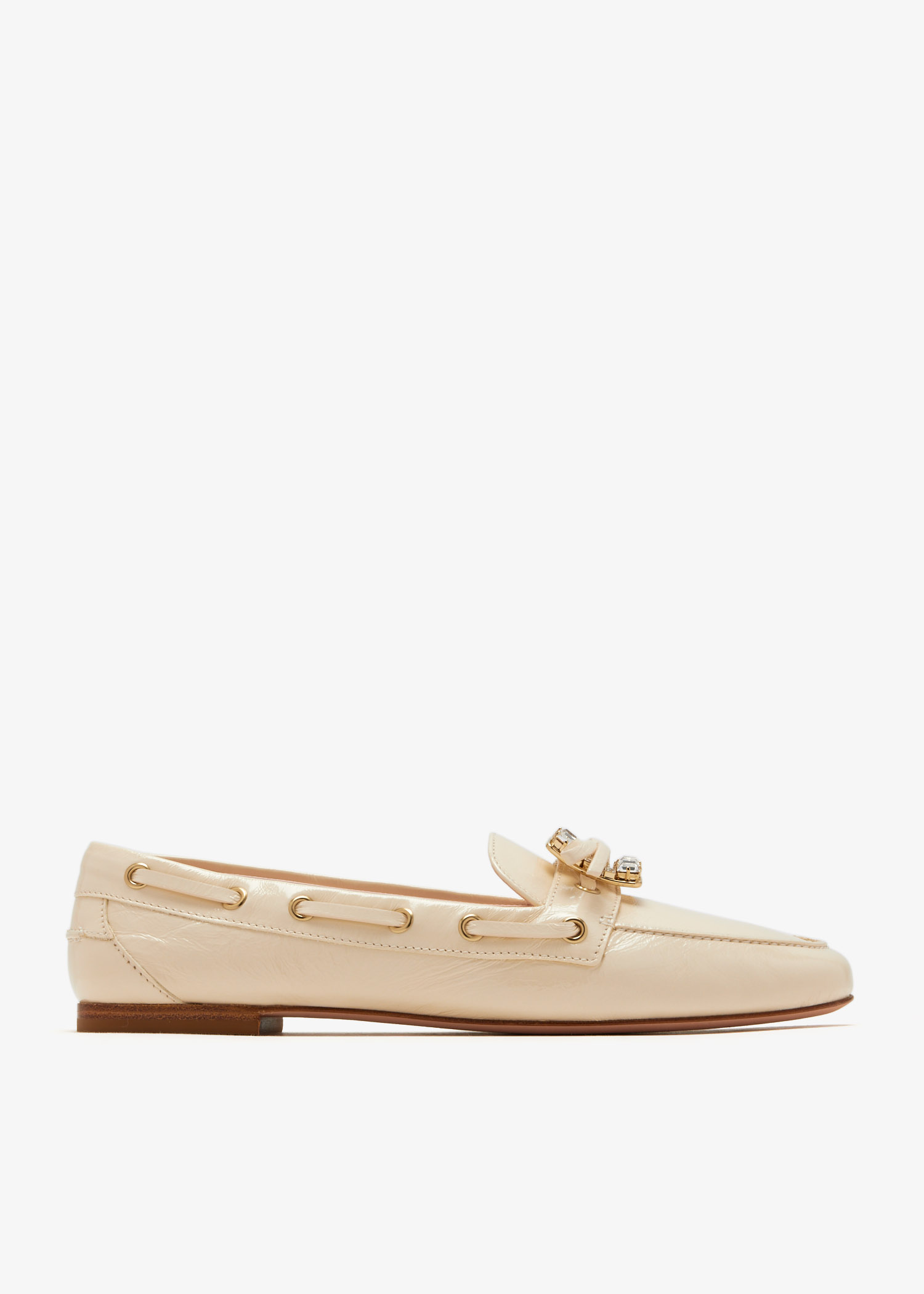

Très Vivier boat loafers, Cream