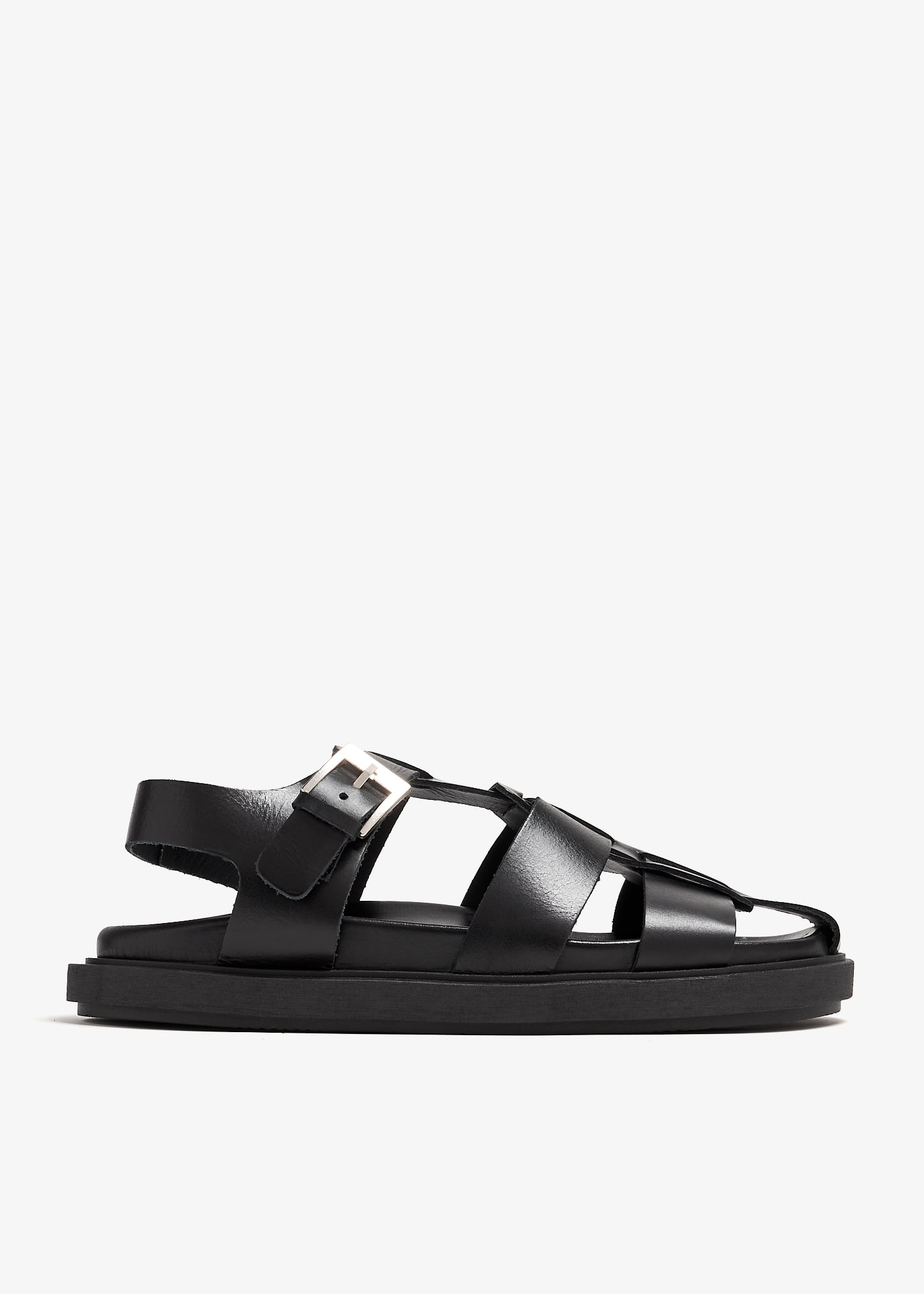

Backbone clog sandals, Black