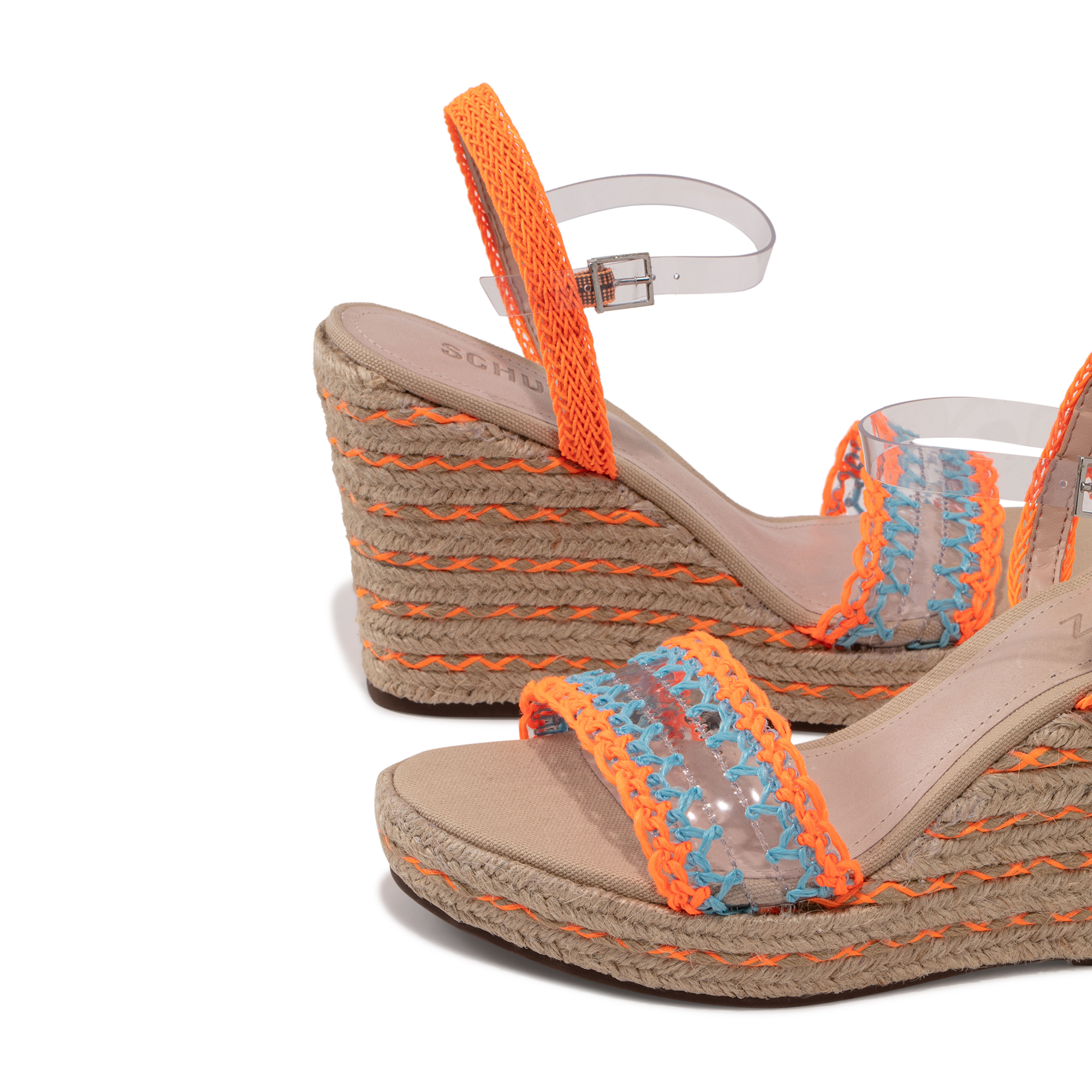 

Alto wedge sandals, Orange