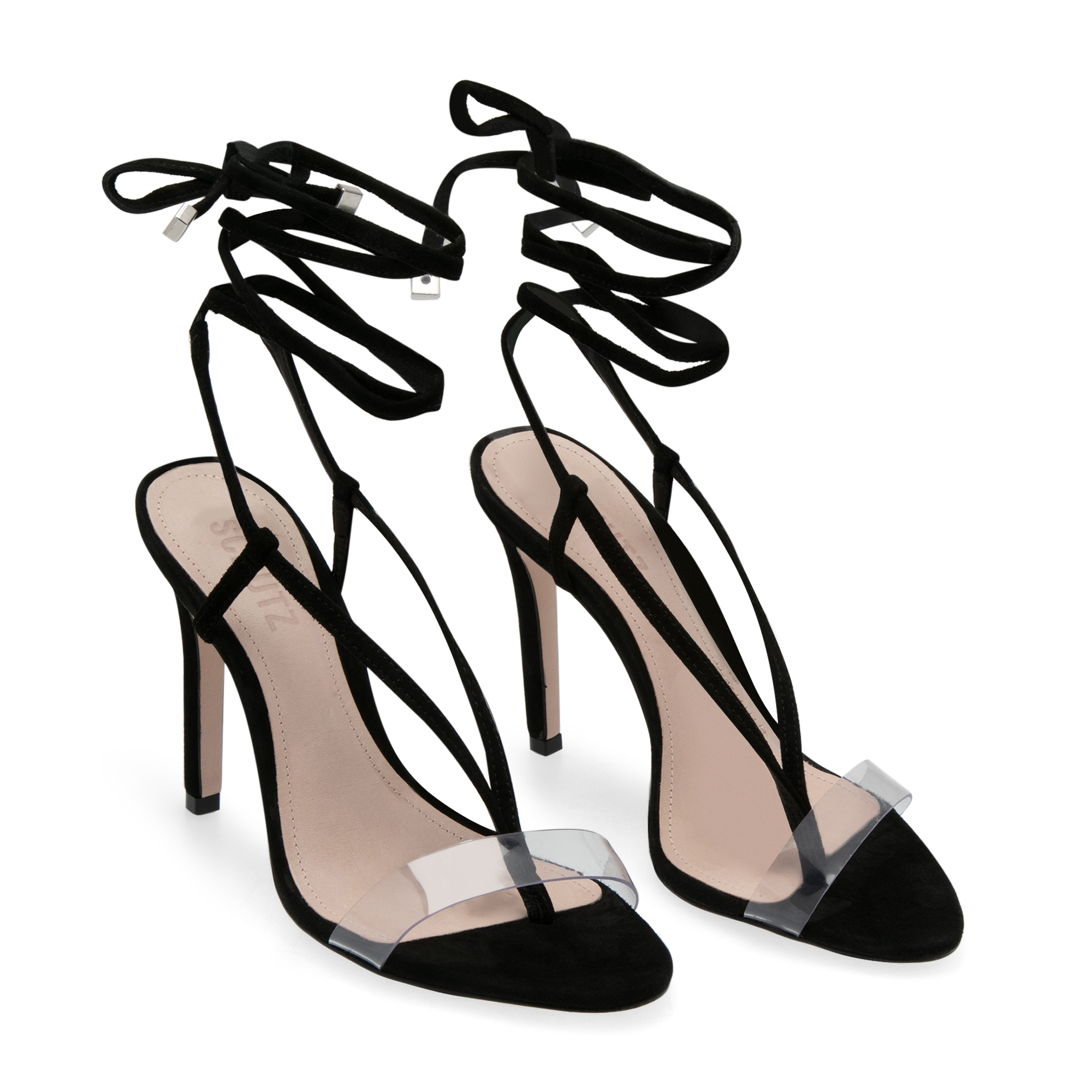 

Vinyl sandals, Black