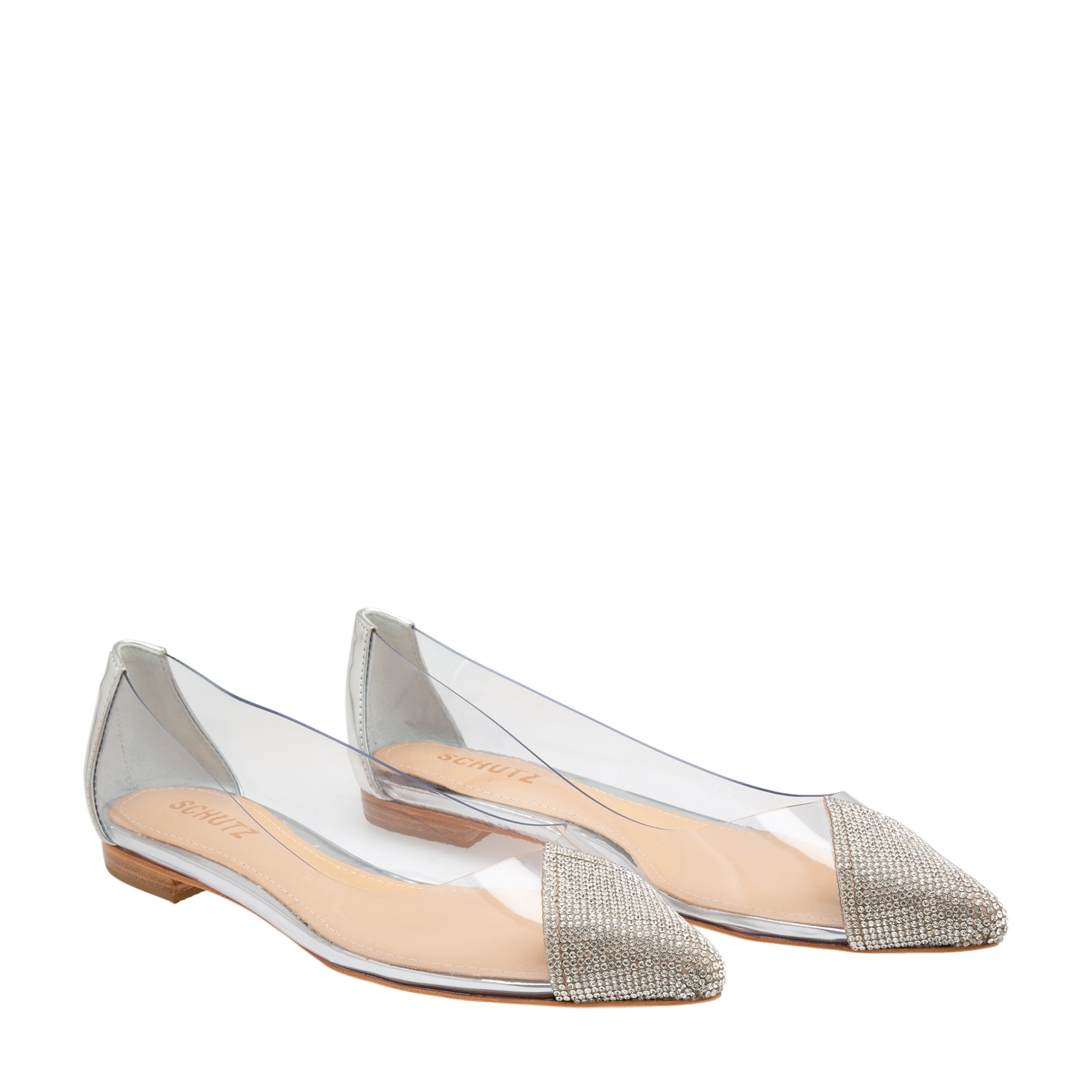 

Taia PVC ballet flats, Silver