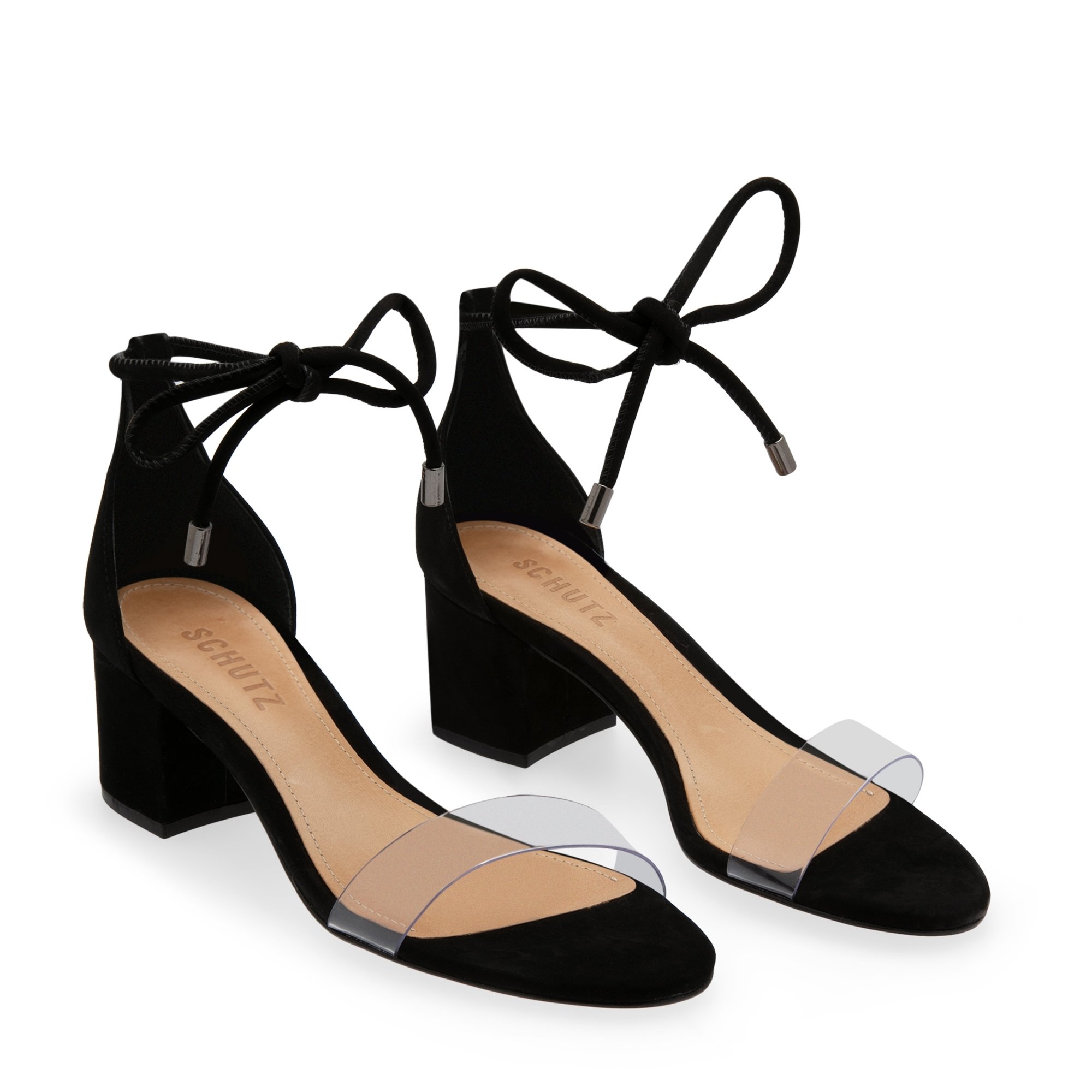 

Block-heel sandals, Black