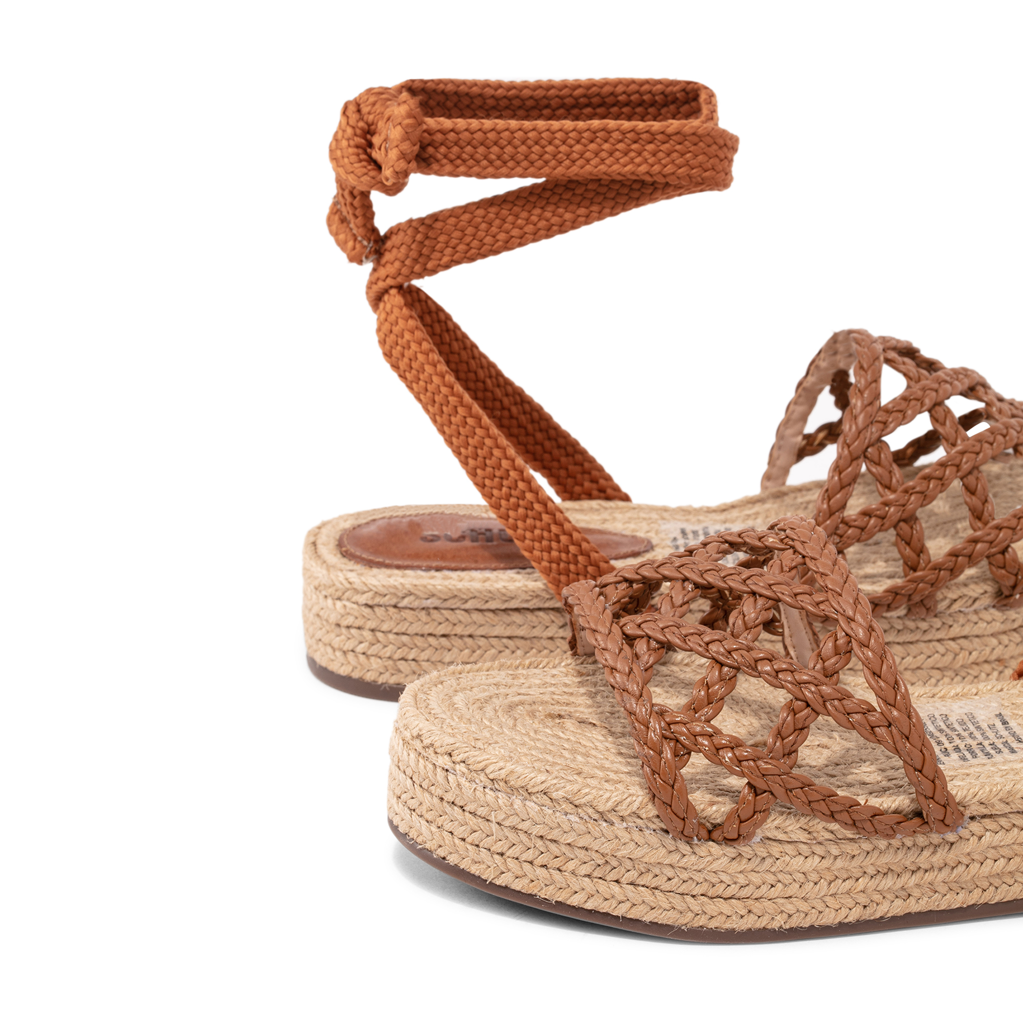 

Baixo espadrilles, Brown