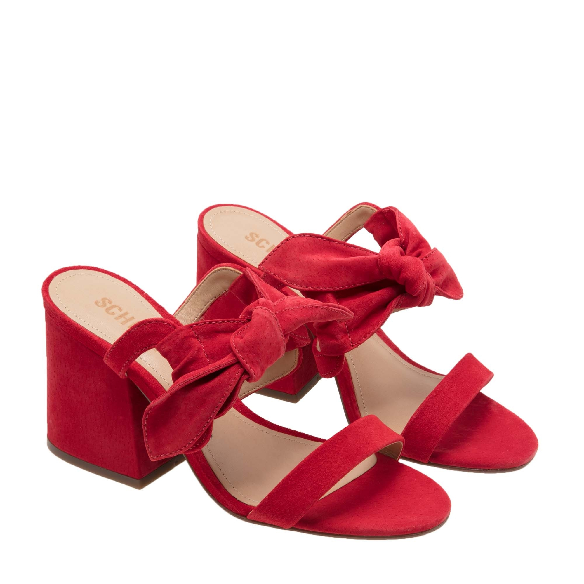 

Suede sandals, Red