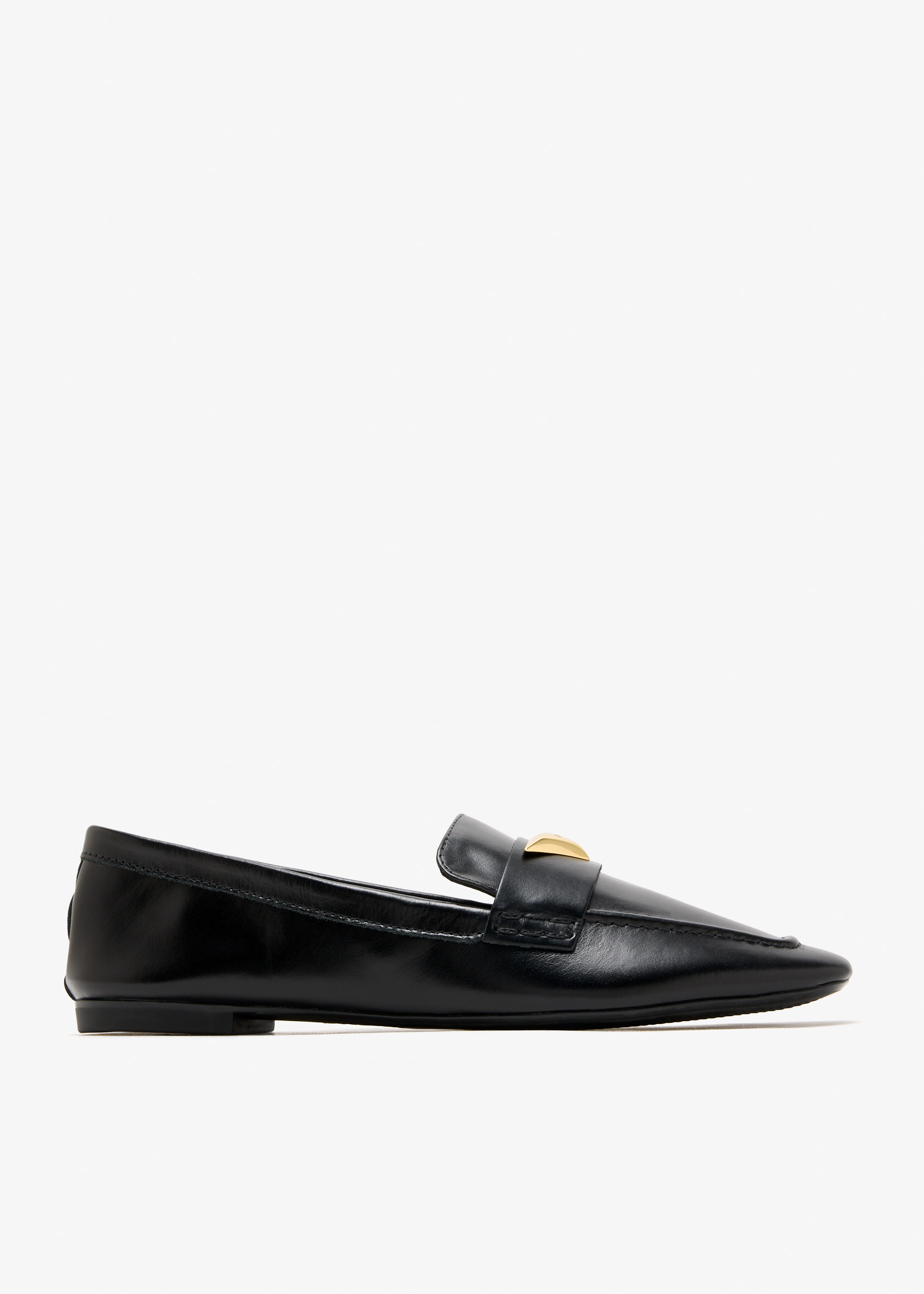 

Leather loafers, Black