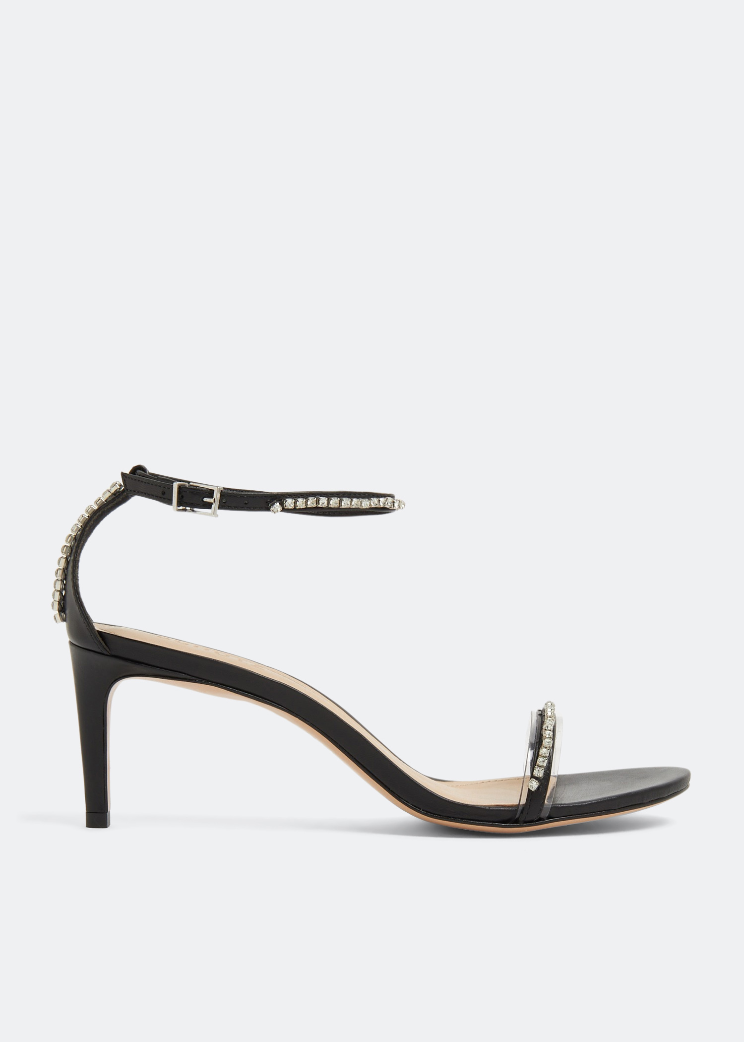 

Crystal sandals, Black