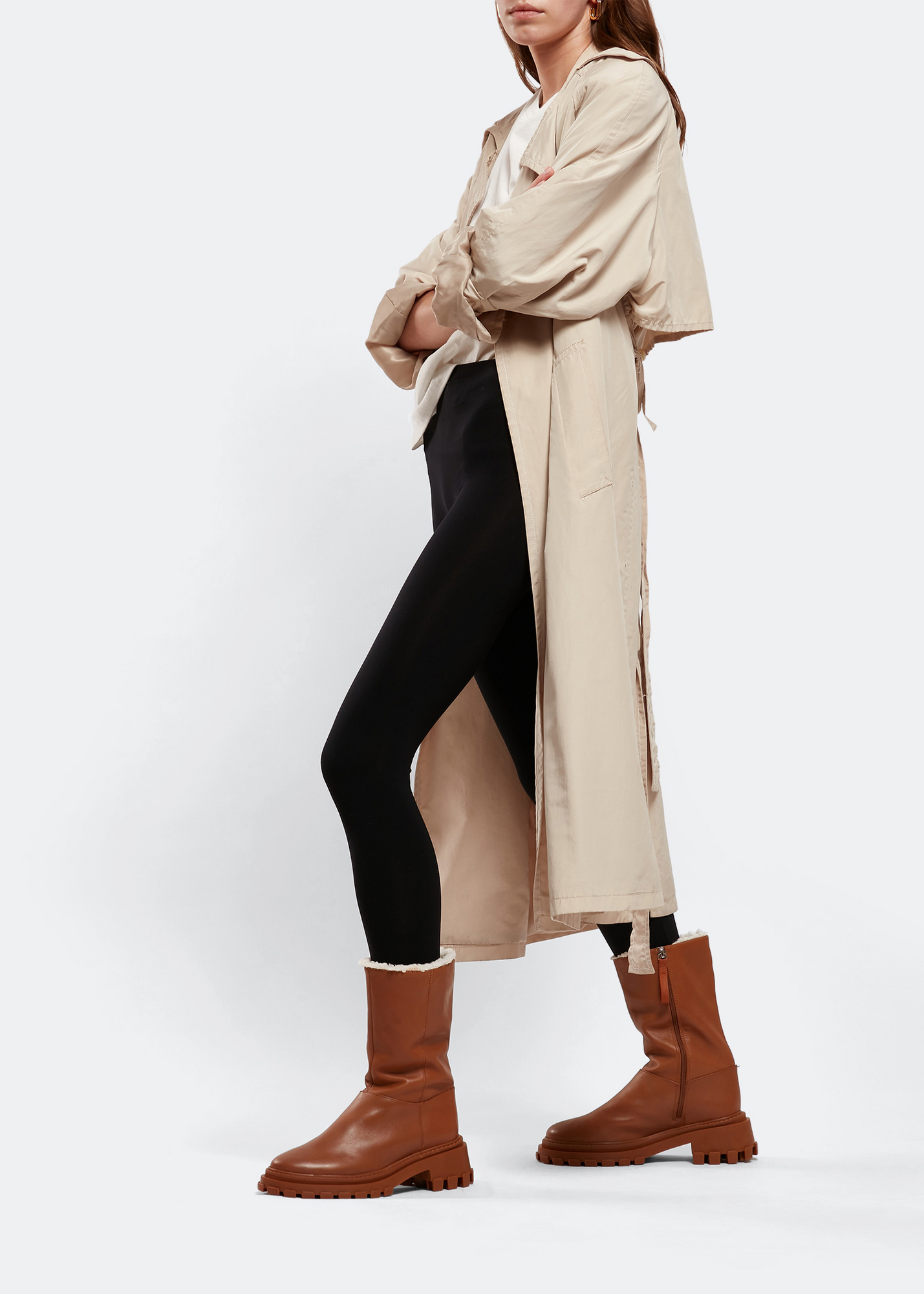 

Juany leather boots, Brown