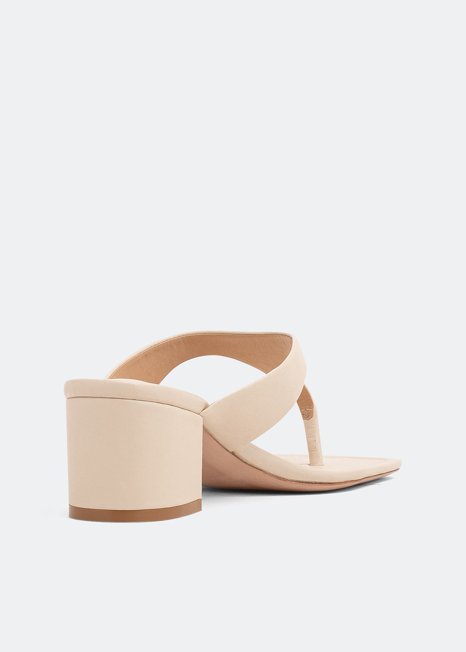 

Darlin leather sandals, White