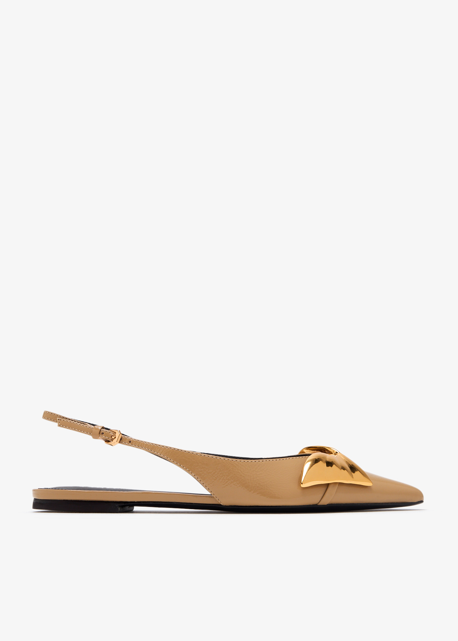 

Kay slingback flats, Beige