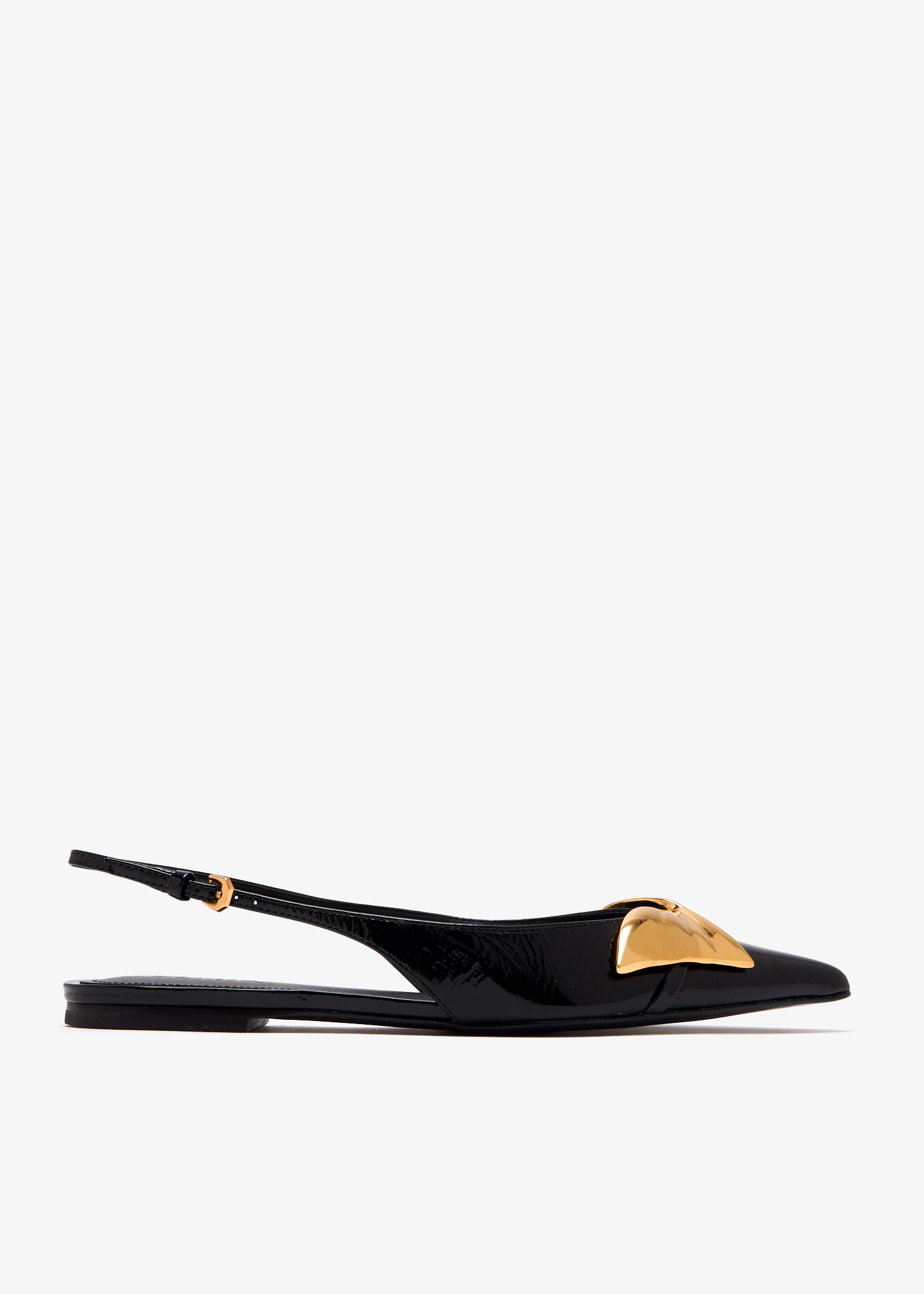 

Kay slingback flats, Black