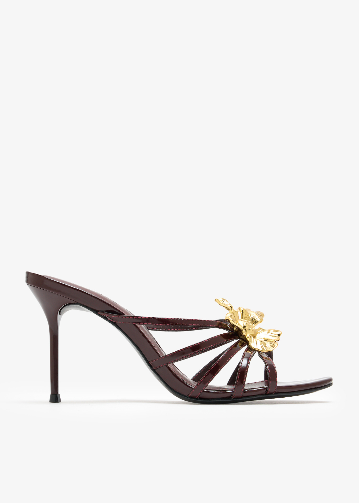 

Flora mules, Burgundy