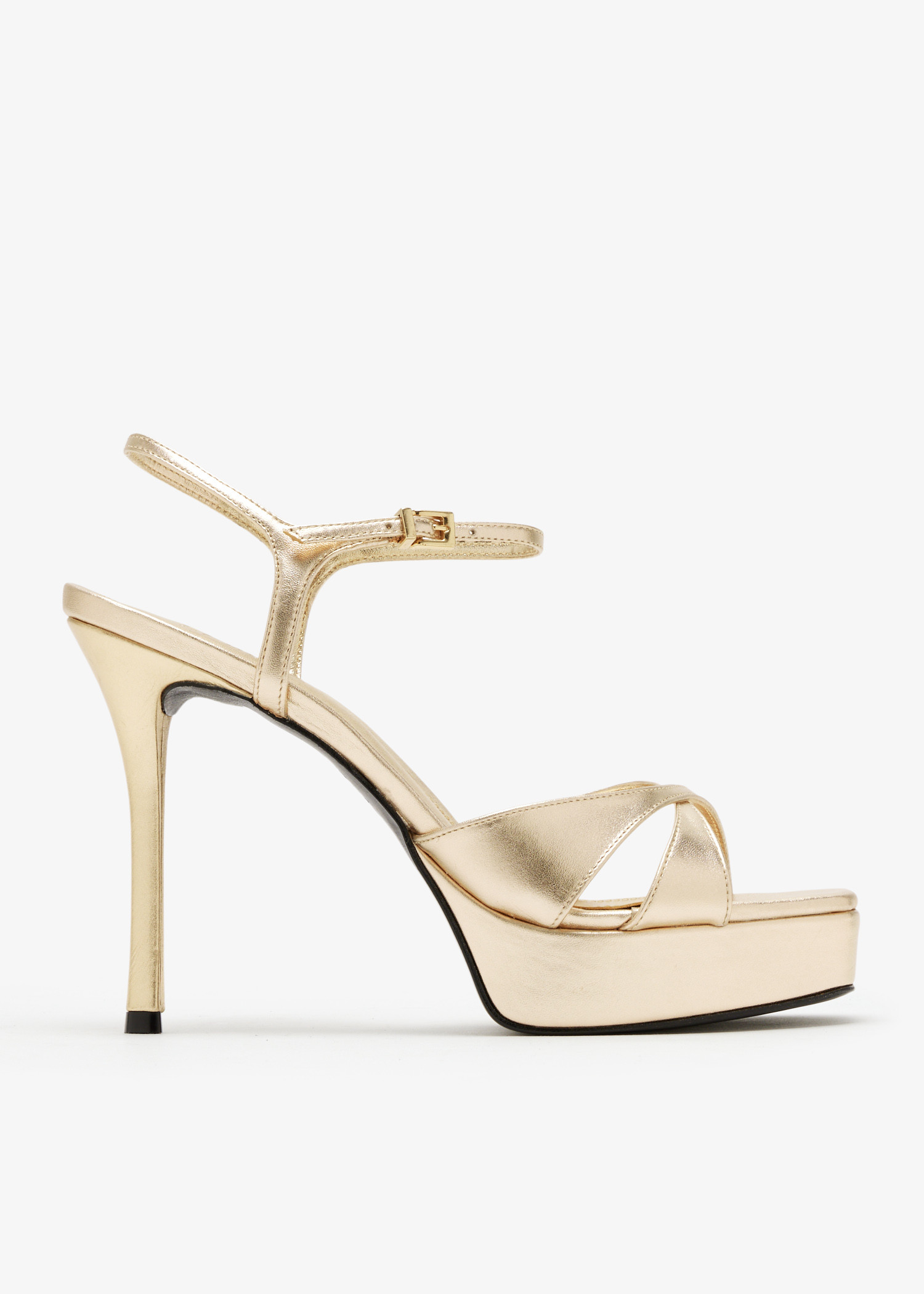 

Maxine platform sandals, Gold
