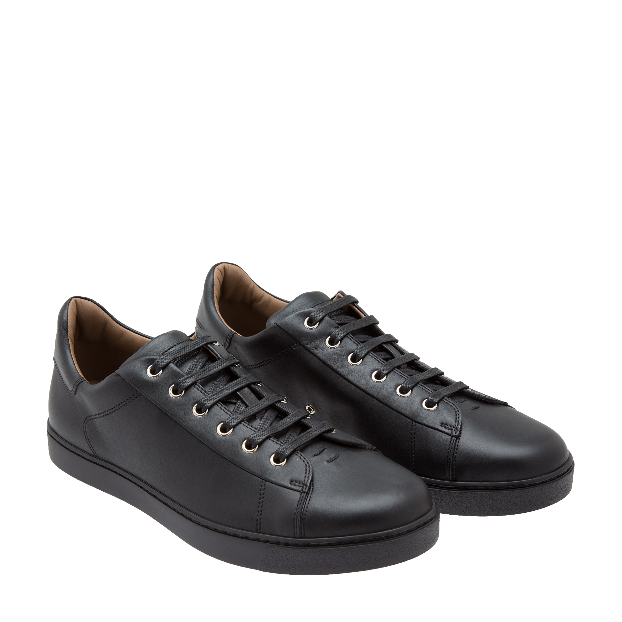 

Leather sneakers, Black