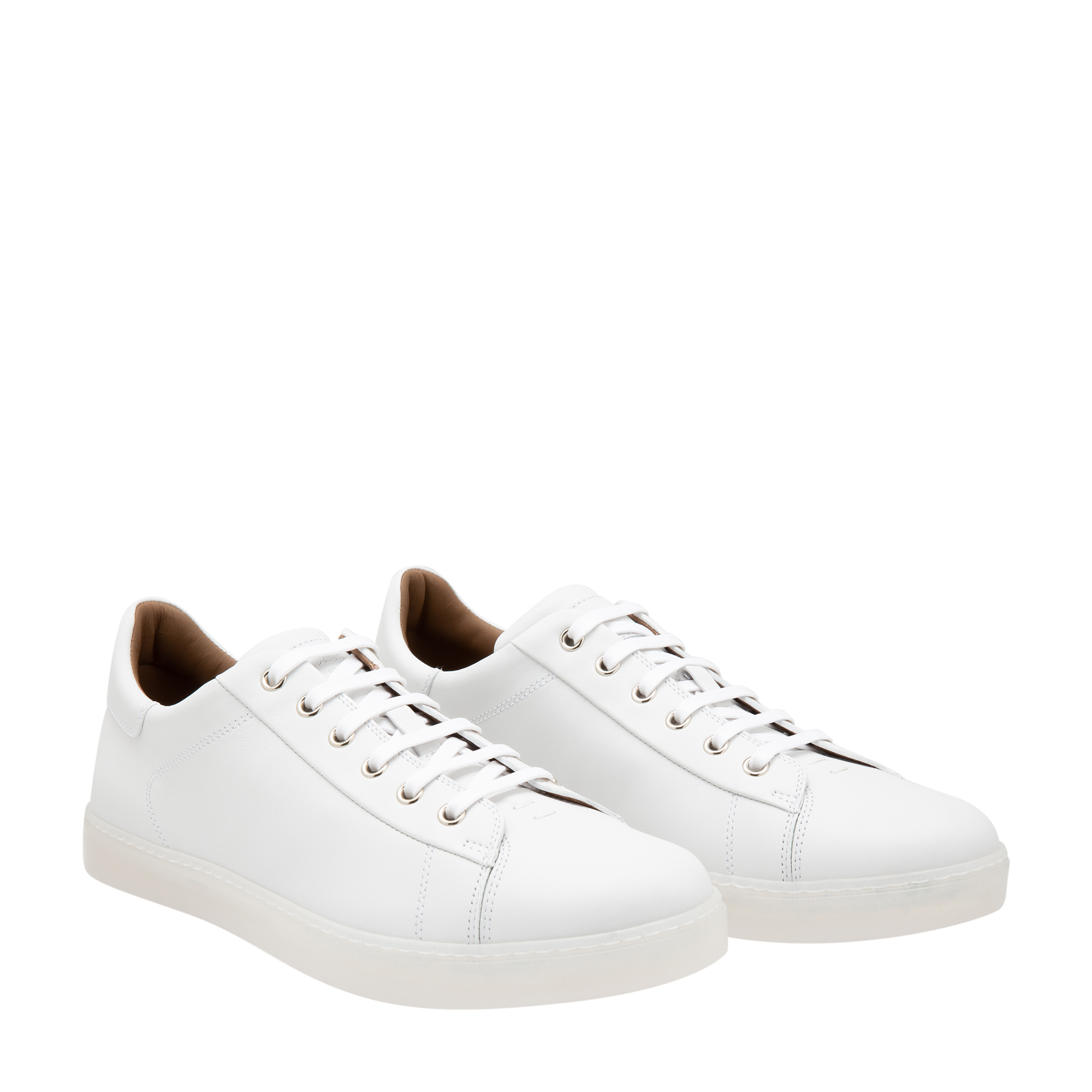 

Leather sneakers, White