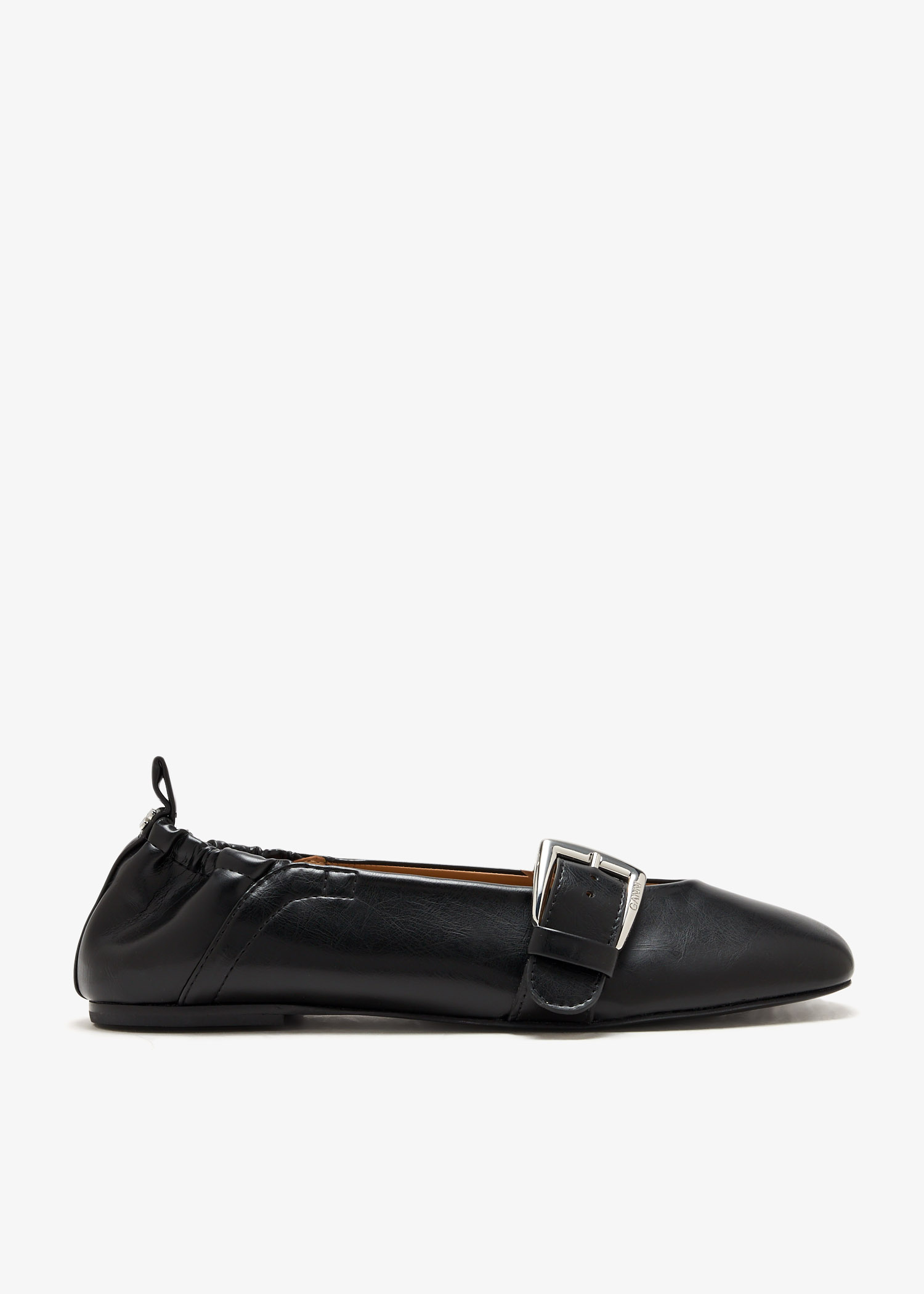 

Buckle Strap ballerinas, Black