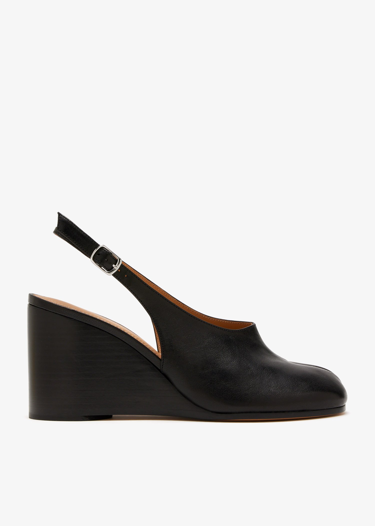 

Tabi slingback pumps, Black