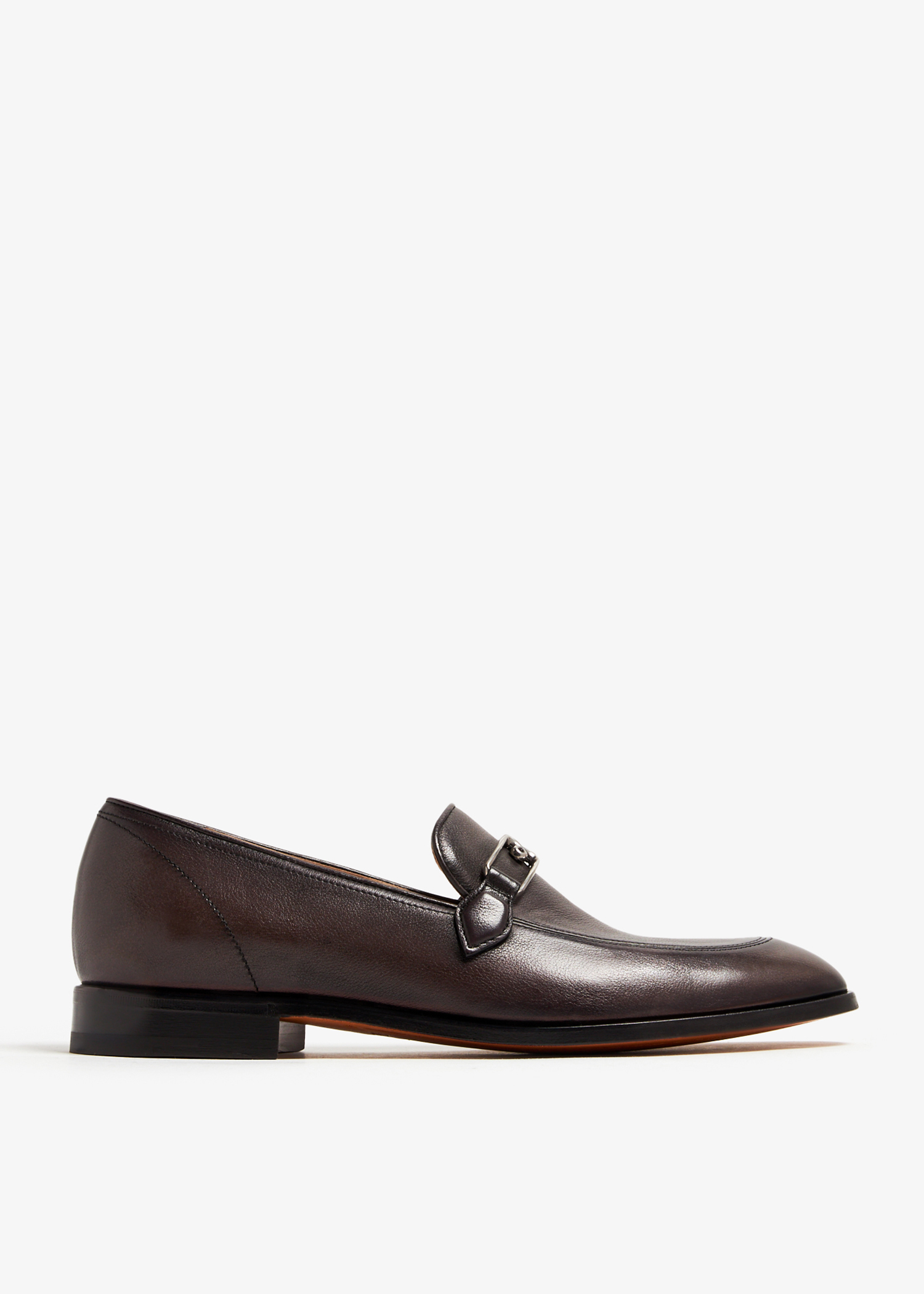 

B Volute leather loafers, Black